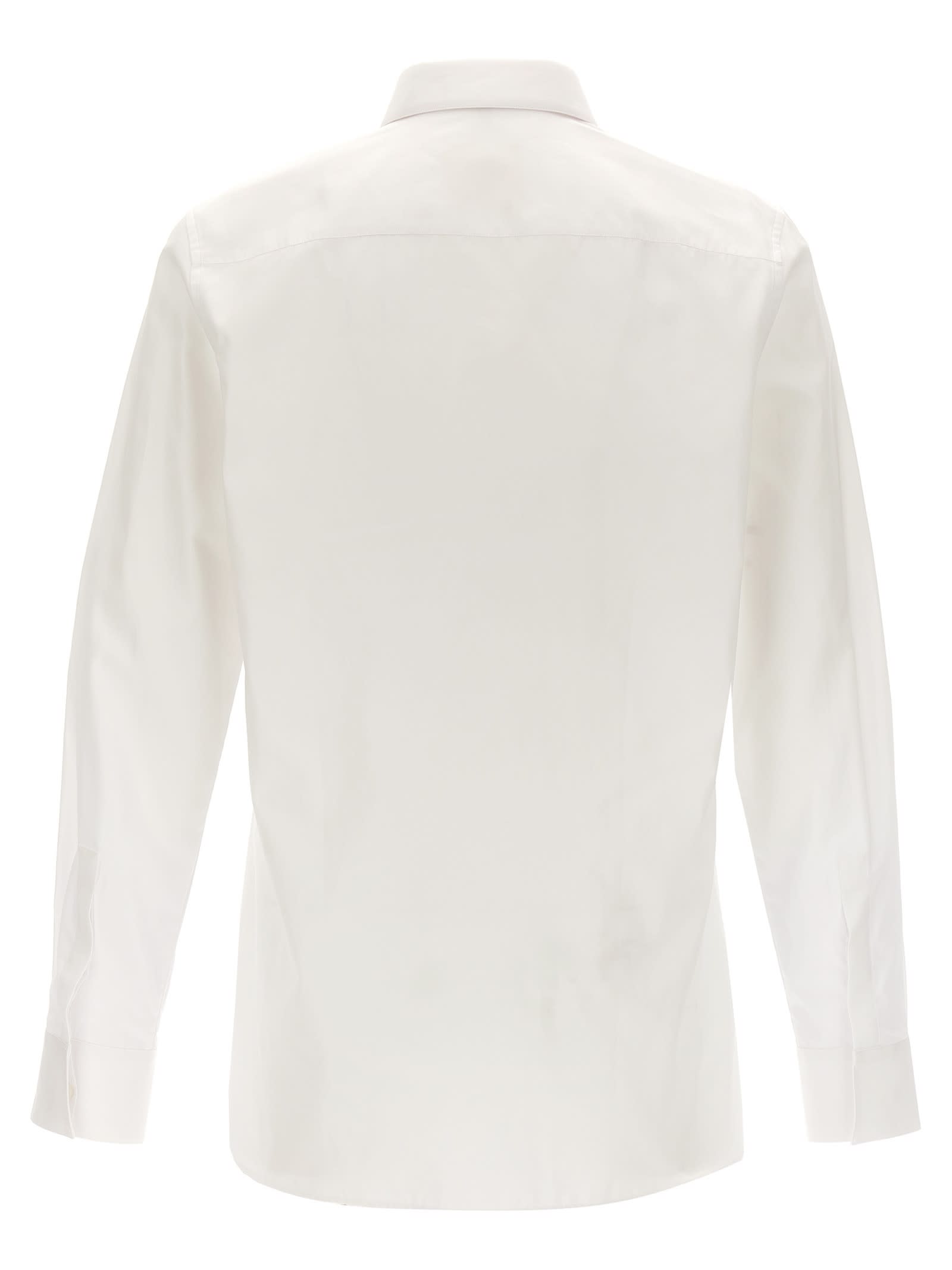 Shop Givenchy Metal Clip Shirt In White