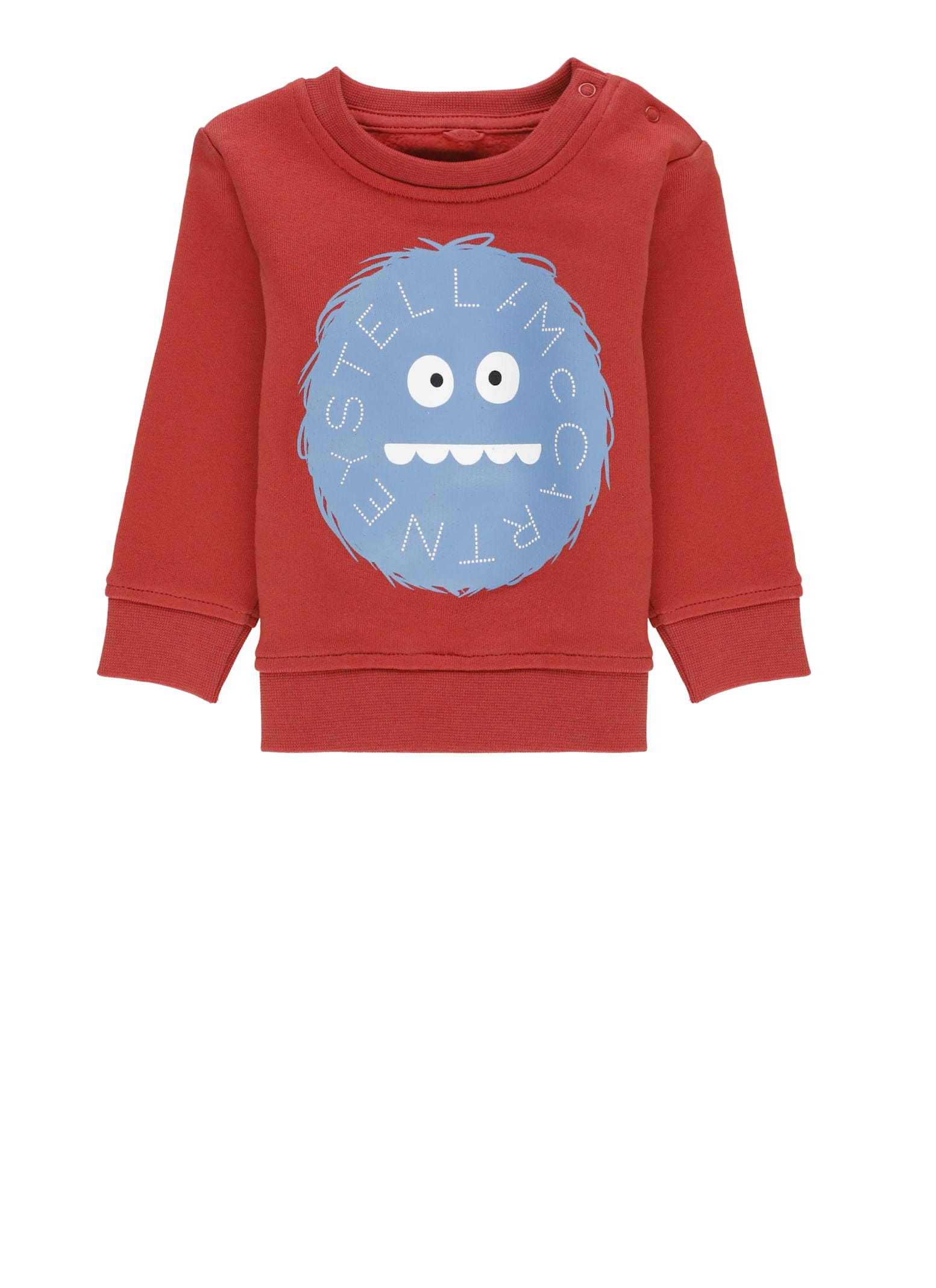 Stella Mccartney Sweatshirt With Print In Orange