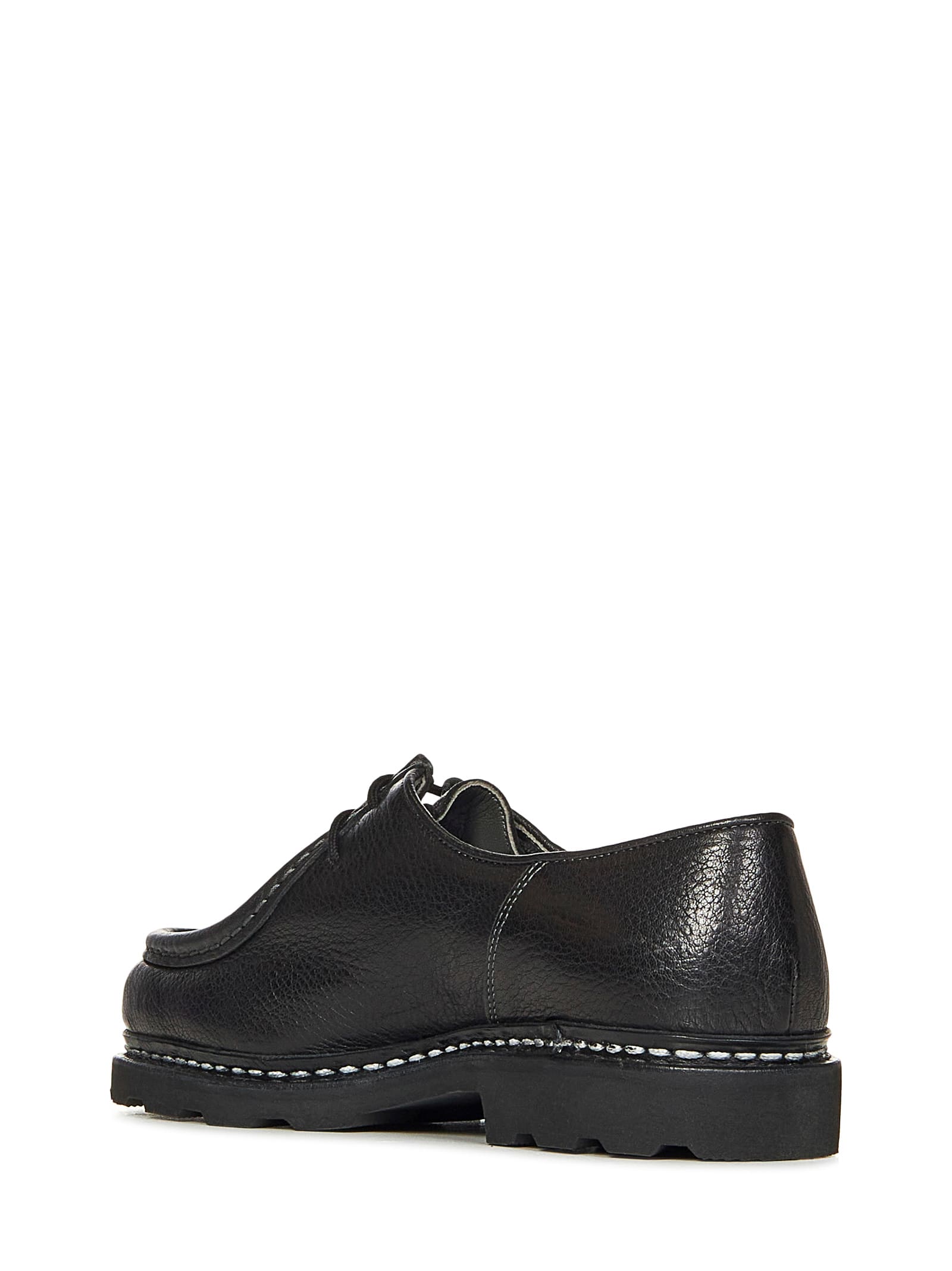 Shop Paraboot Michael Laced Up In Black