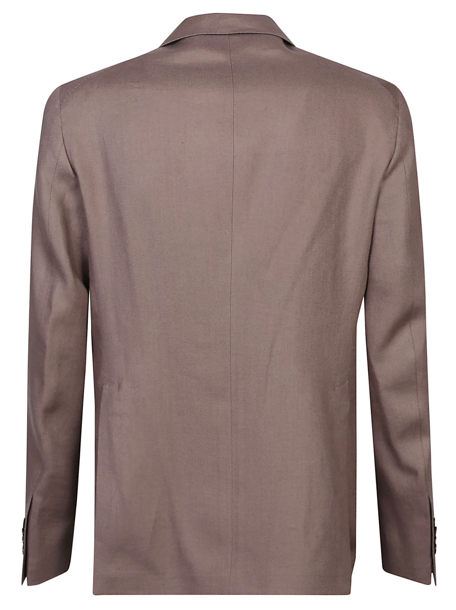 Tagliatore Linen Suit In Tabacco
