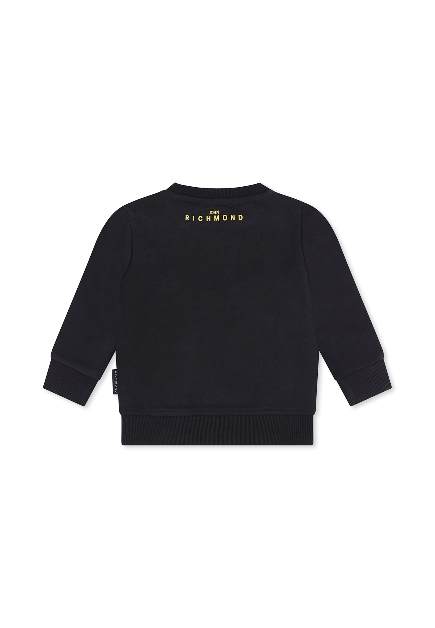 Richmond Black Sweatshirt For Baby Boy With Logo