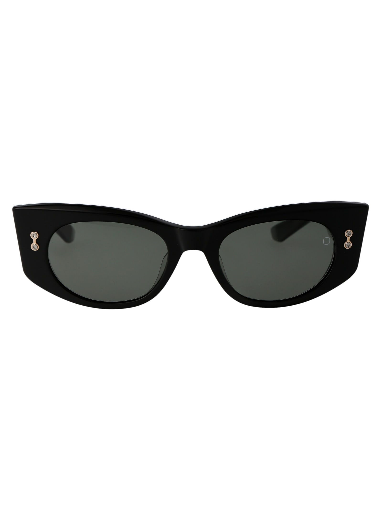 Shop Akoni Aquila Sunglasses In Black W/g-15