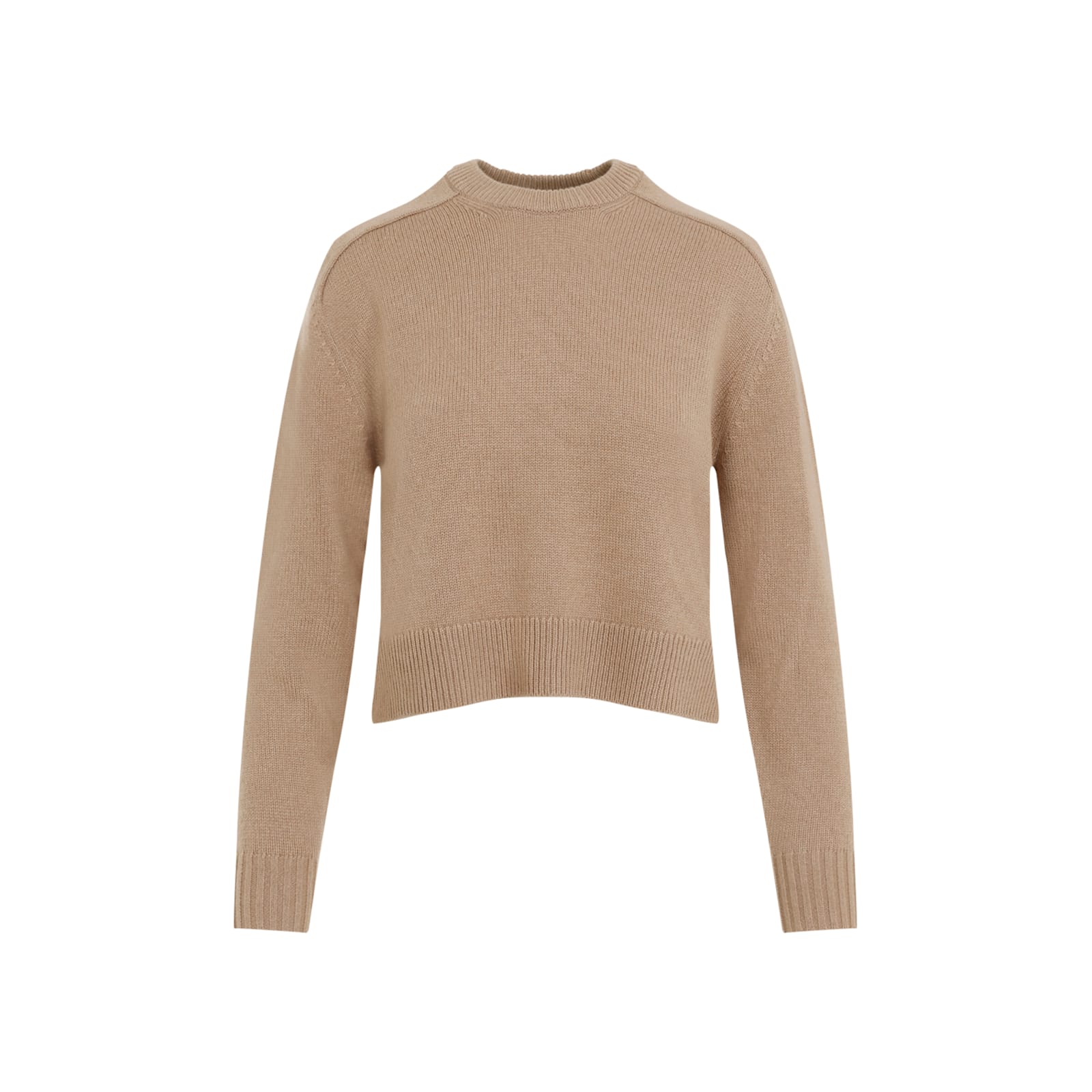 Shop Theory Cropped Pullover In R Royal Camel