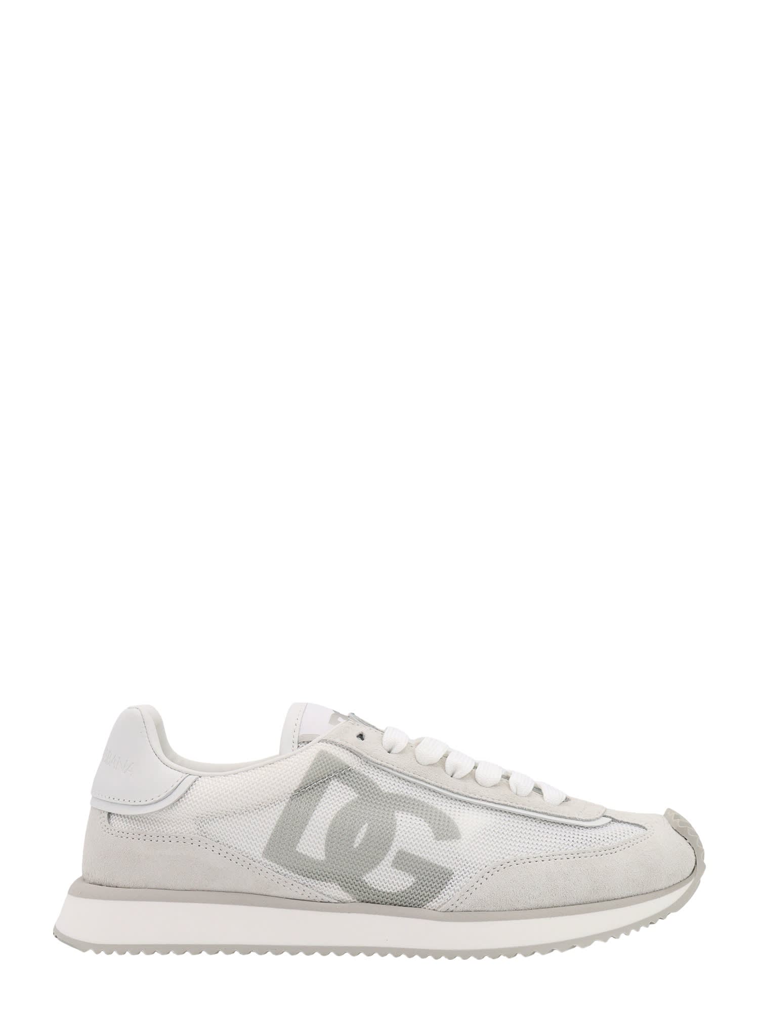 Shop Dolce & Gabbana Dg Cushion Sneakers In White