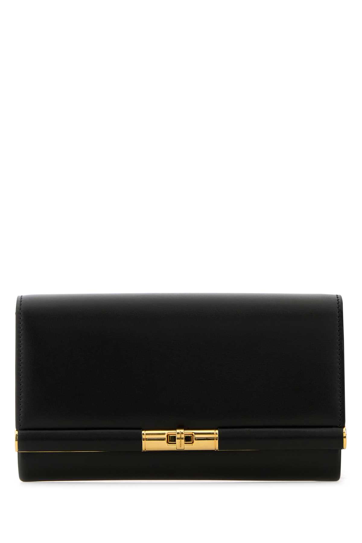 Black Leather Marlene Handbag