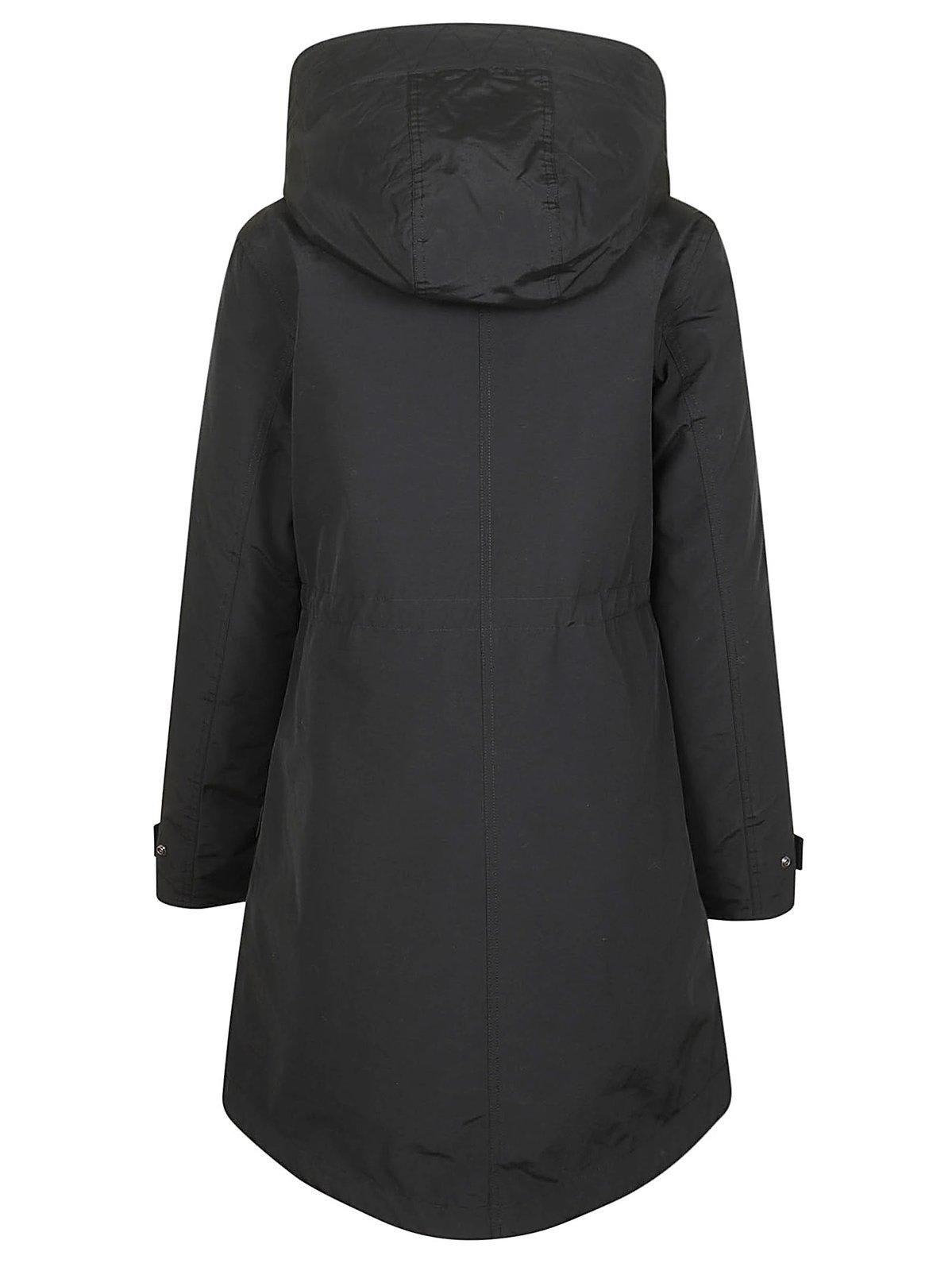 Shop Woolrich Ramar Straight Hem Parka In Black