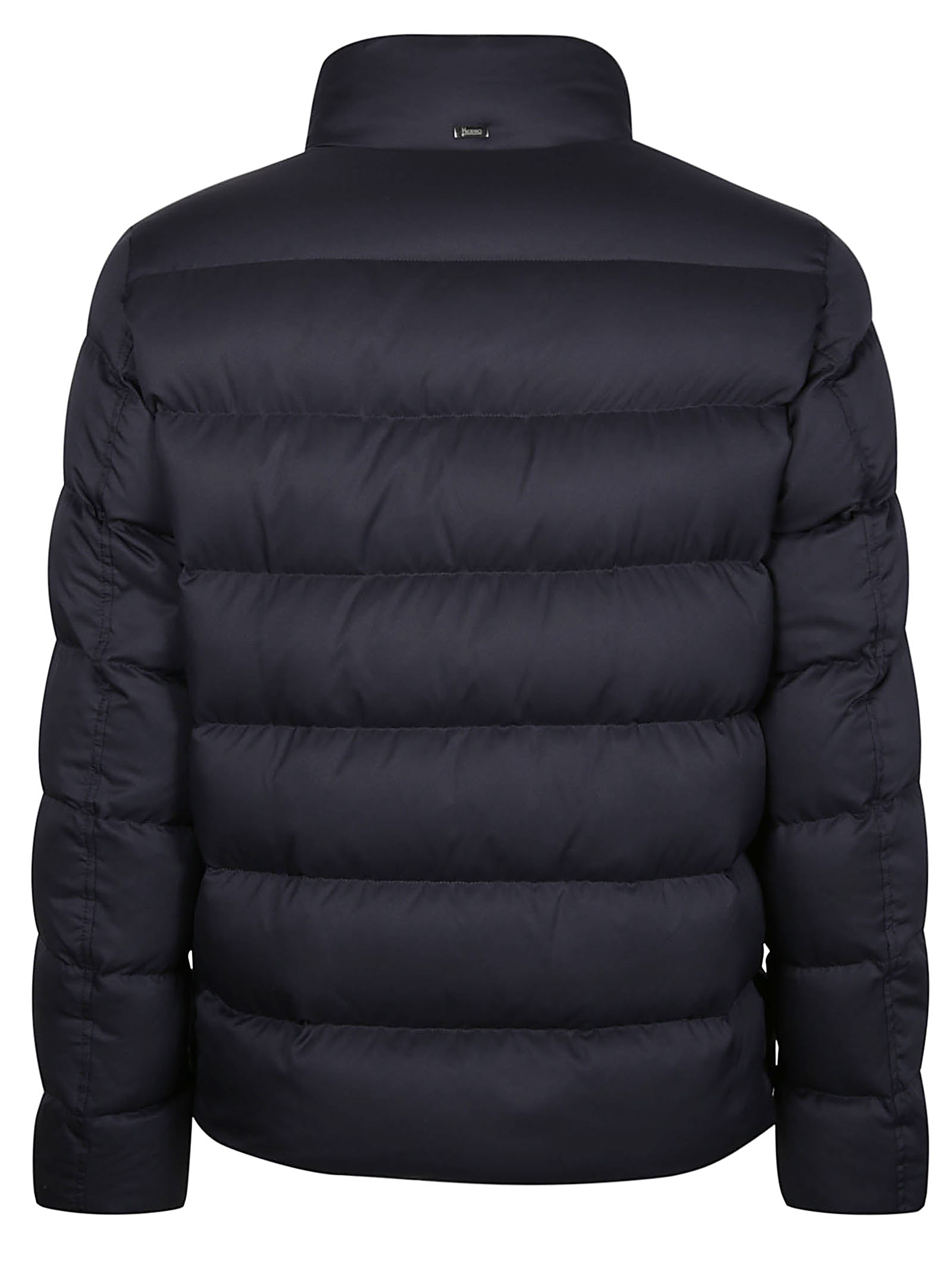 Shop Herno Arendelle Bomber Jacket In Blu Navy