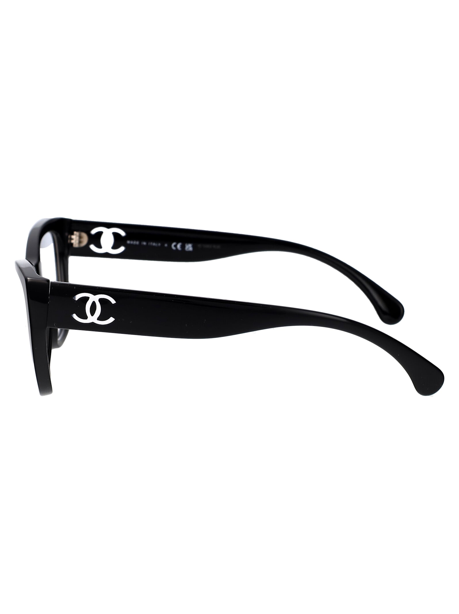 Pre-owned Chanel 0ch3474 Glasses In Black