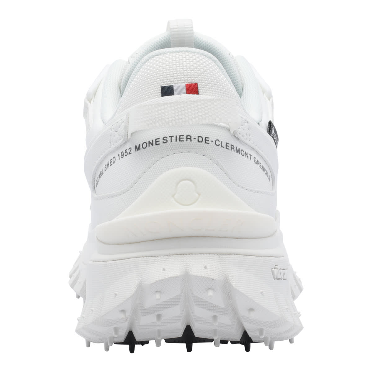 Moncler Waterproof Trailgrip Gtx Sneakers With Carbon Fiber In White