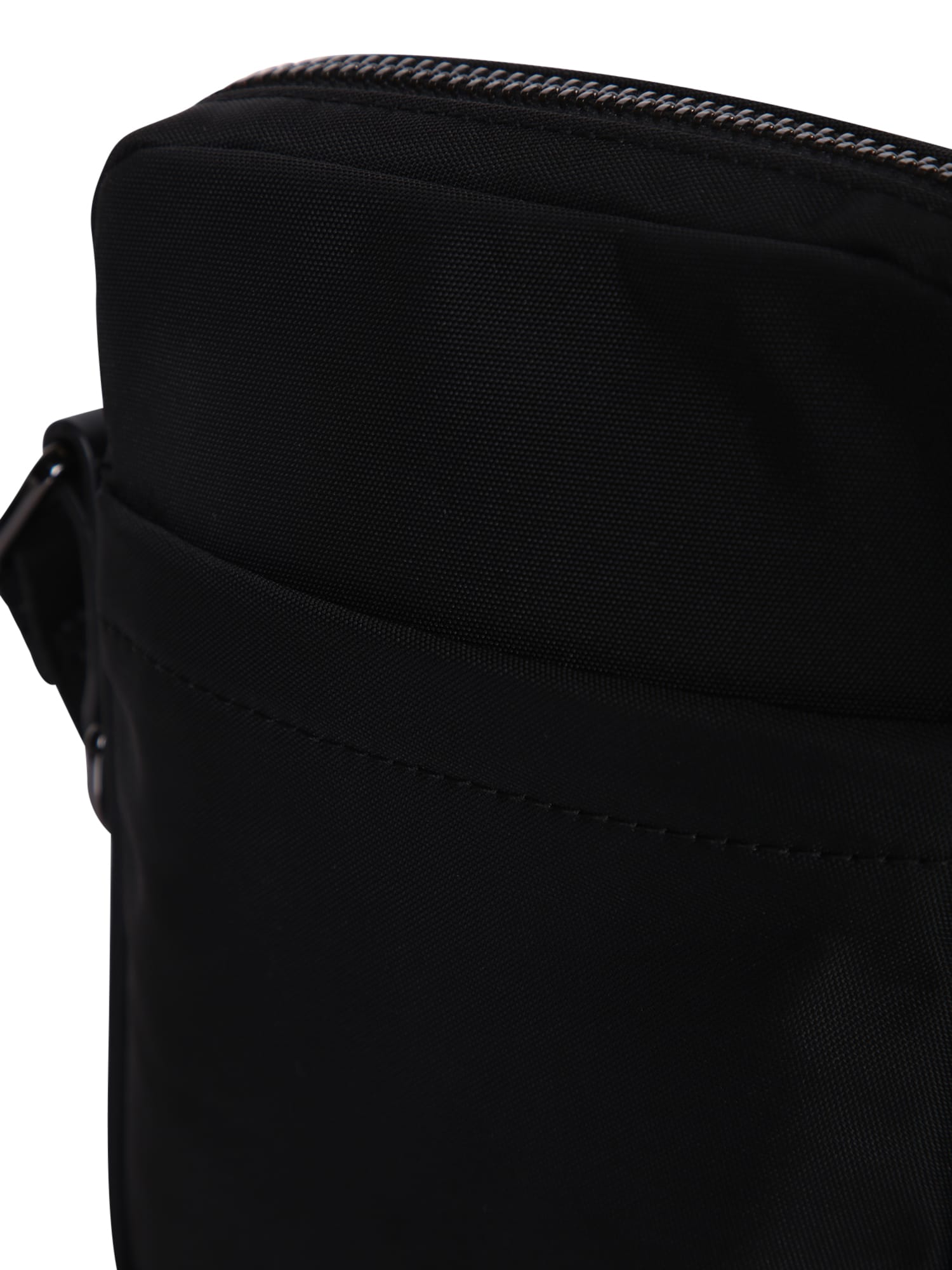 Dsquared2 Black Canvas Urban Crossbody Bag In Black