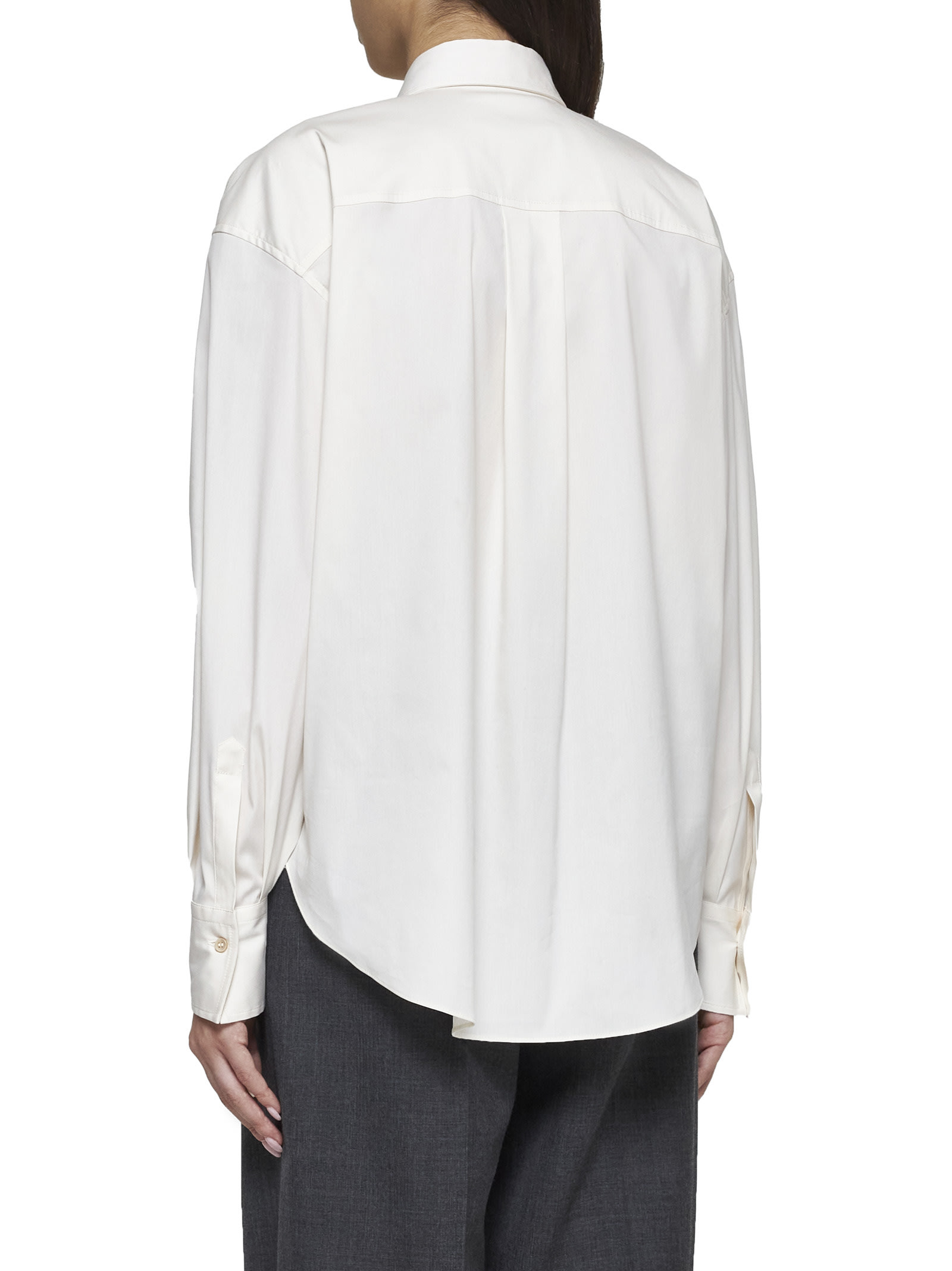 Shop Brunello Cucinelli Shirt In Vanilla Cream