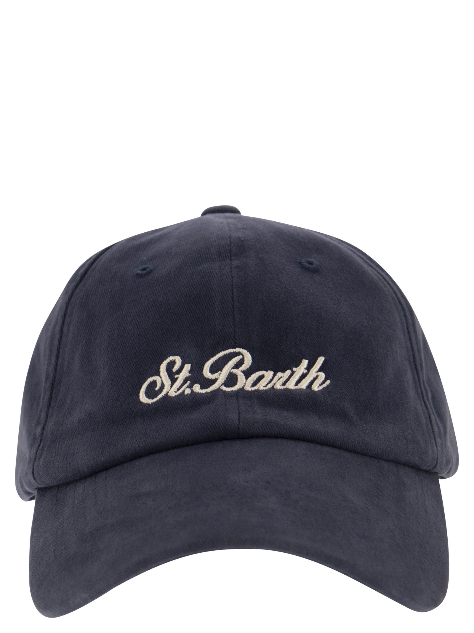 Cotton Baseball Cap With Embroidery