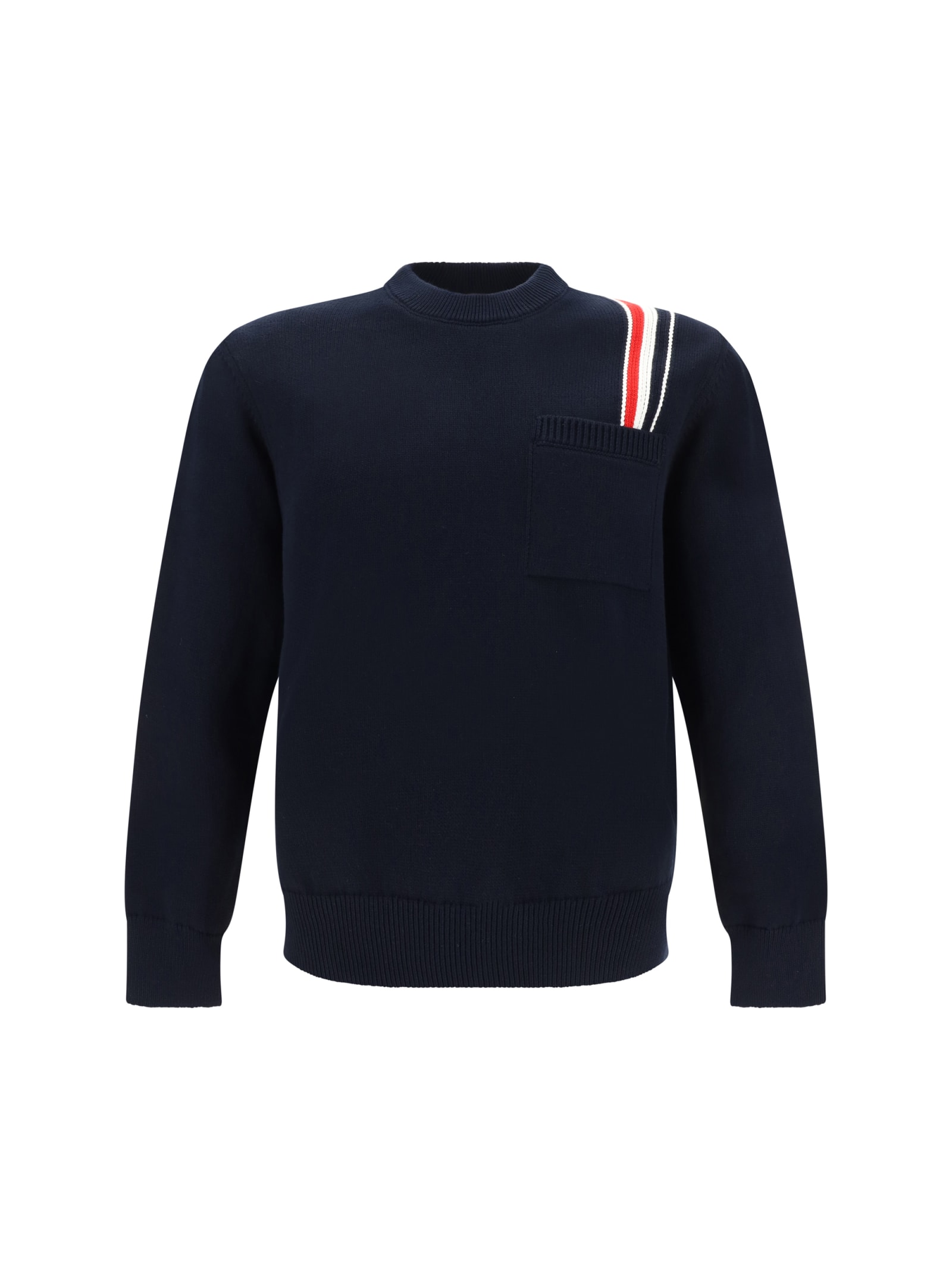 Shop Thom Browne Pullover In Navy