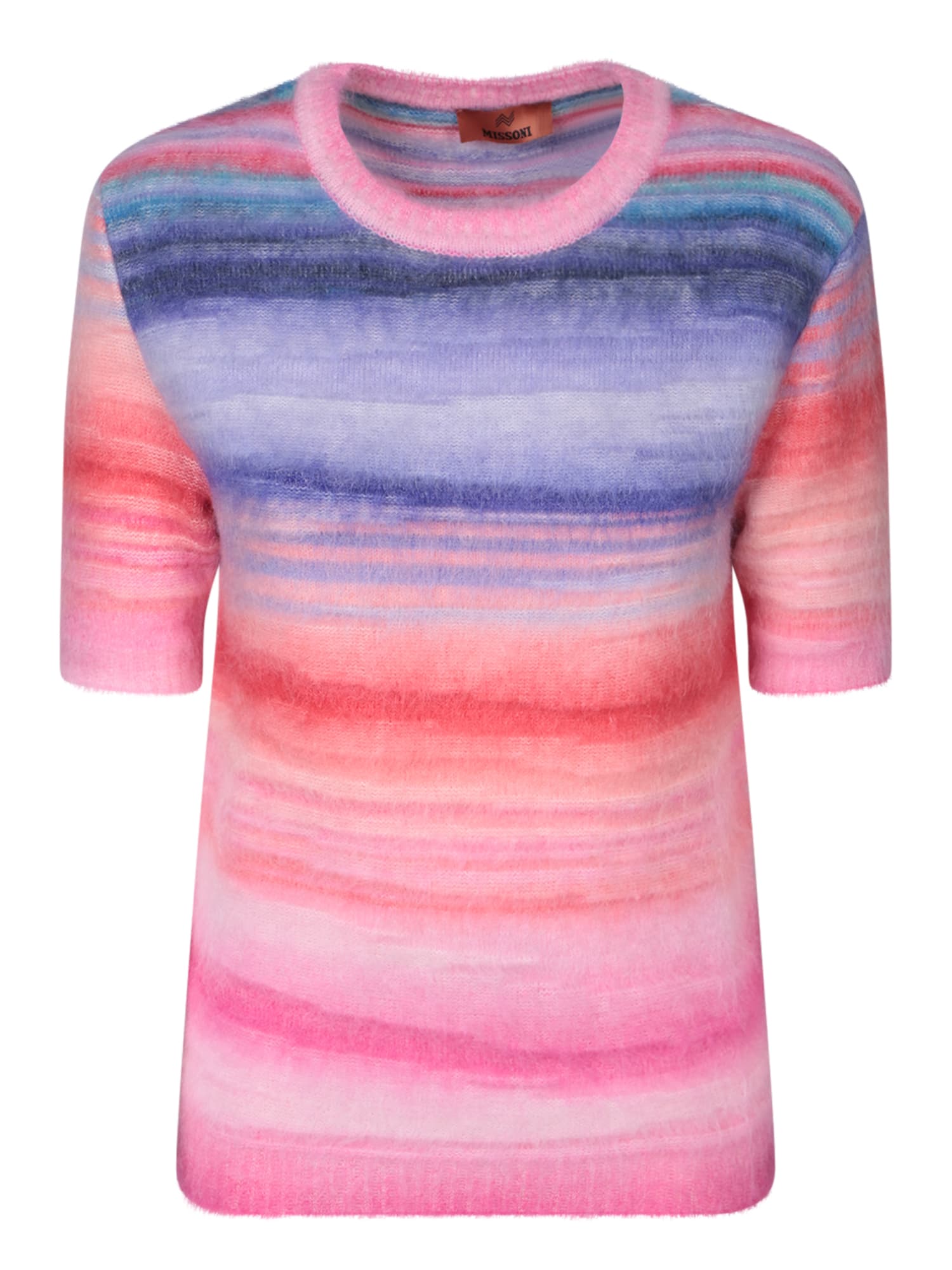 Brushed Knitted Multicolor Sweater