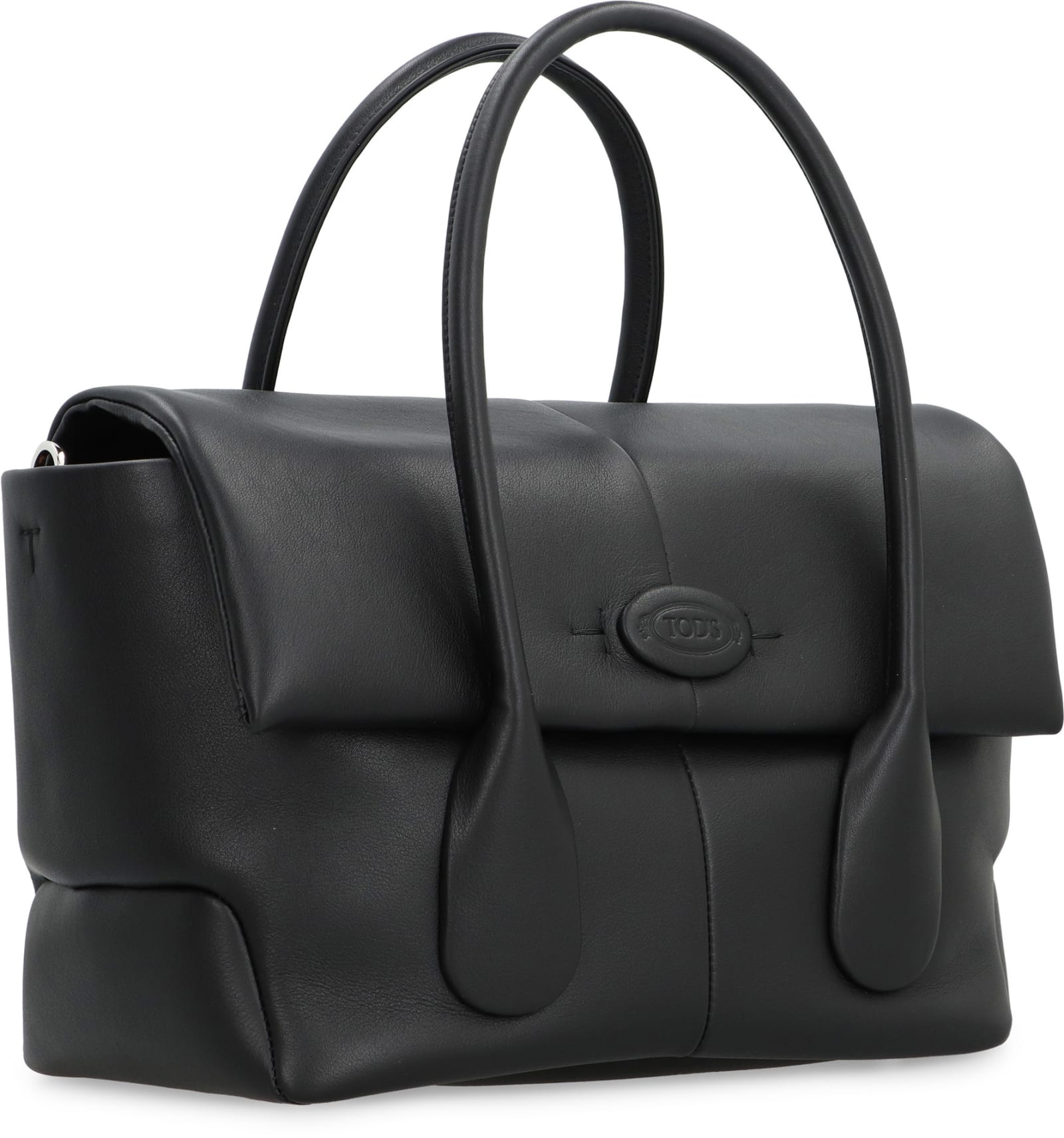 Shop Tod's Tods Di Bag Reverse Handbag In Black