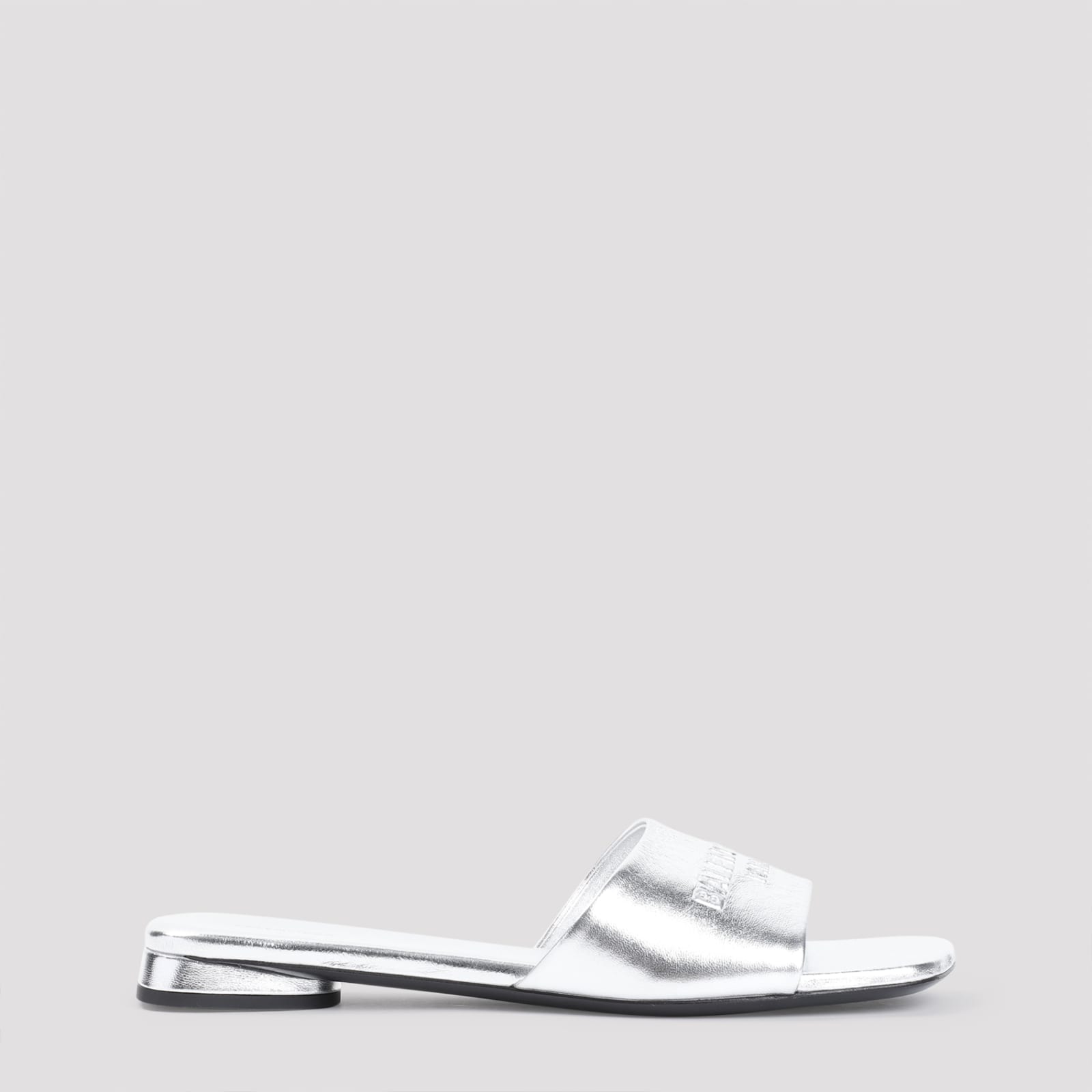 Shop Balenciaga Dutyfree Sandals In Silver