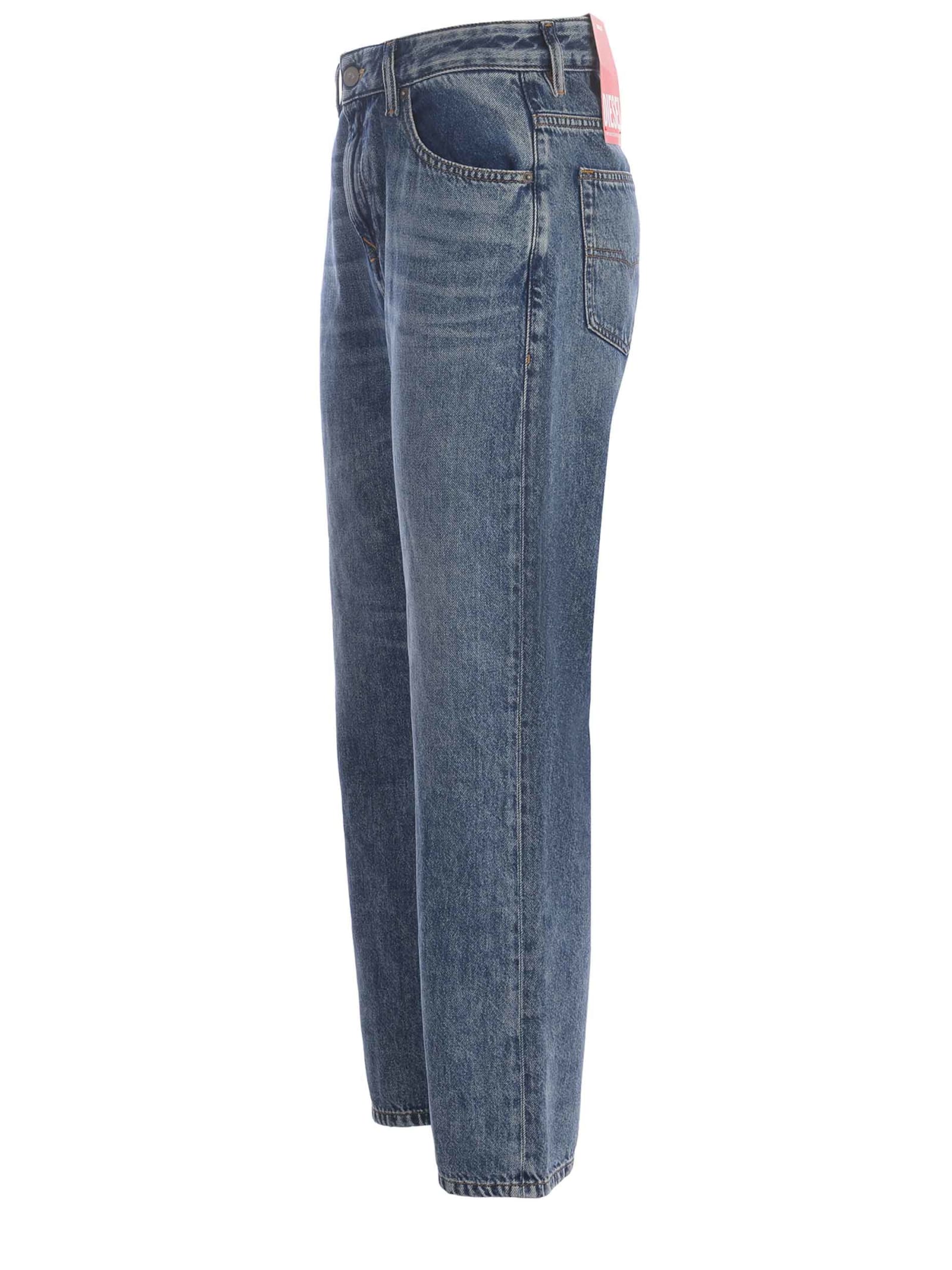Shop Diesel Jeans  D-reggy Made Of Denim In Denim Blu
