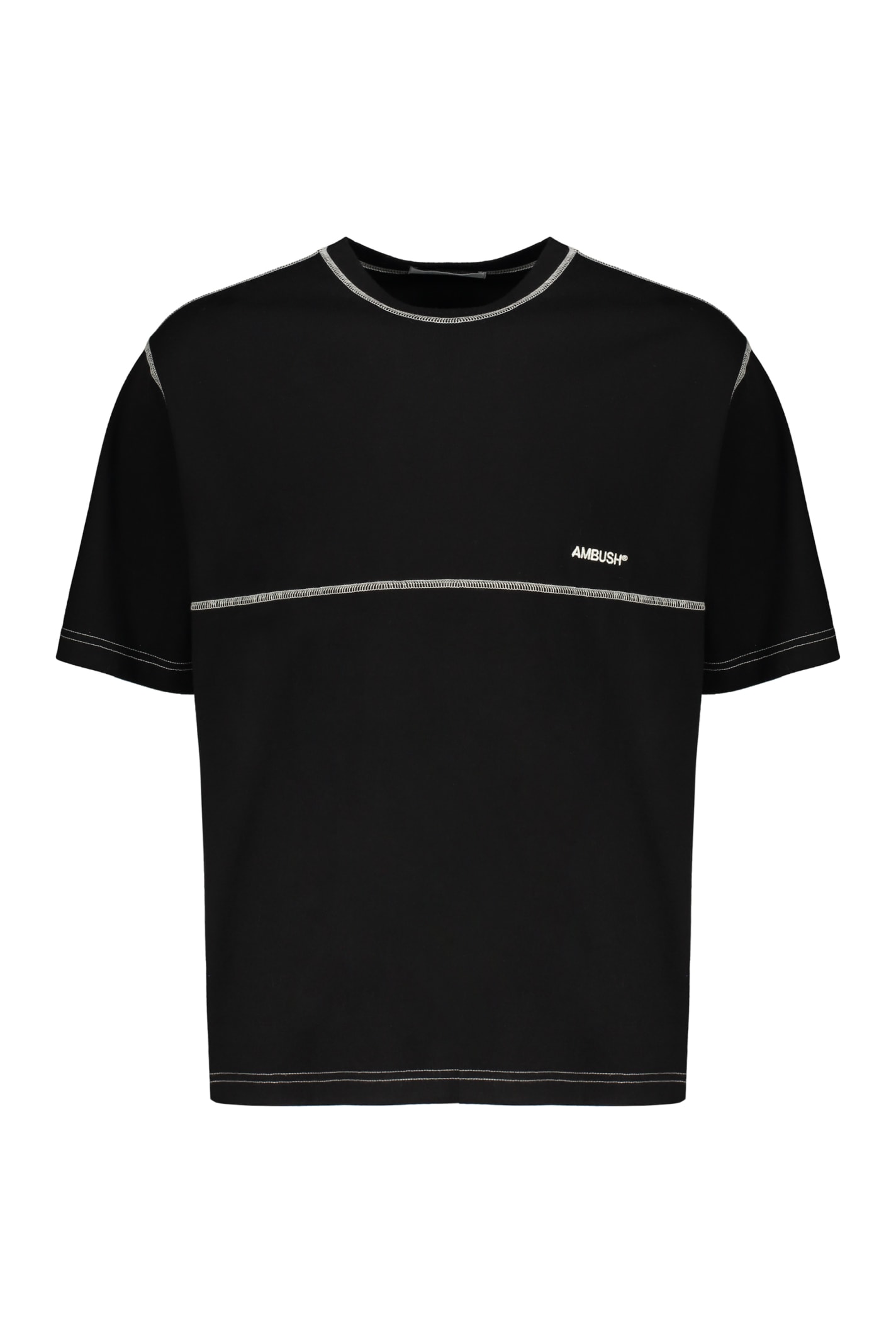 Shop Ambush Cotton T-shirt In Black