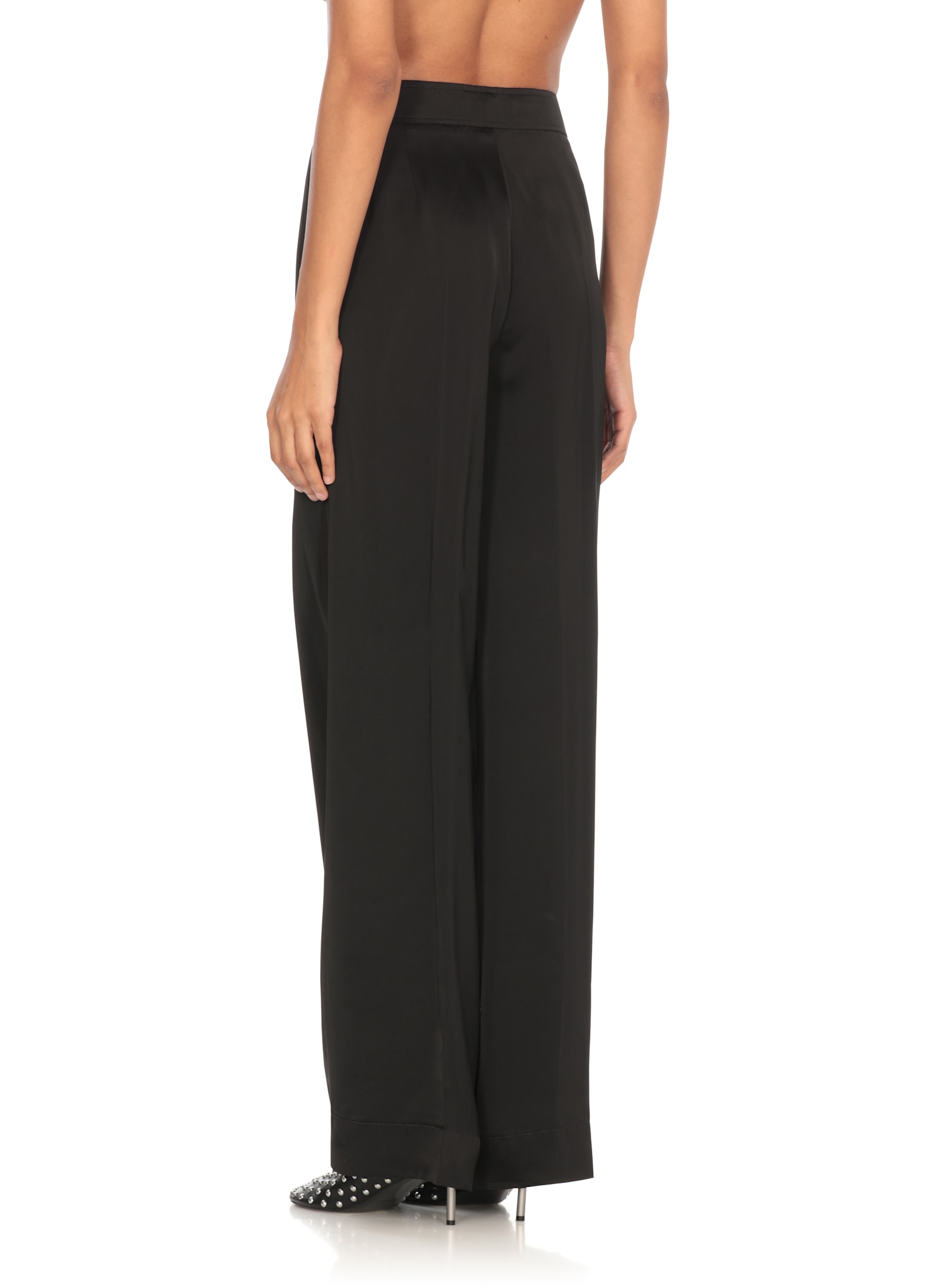 Jil Sander Rayon-silk Twill Trousers