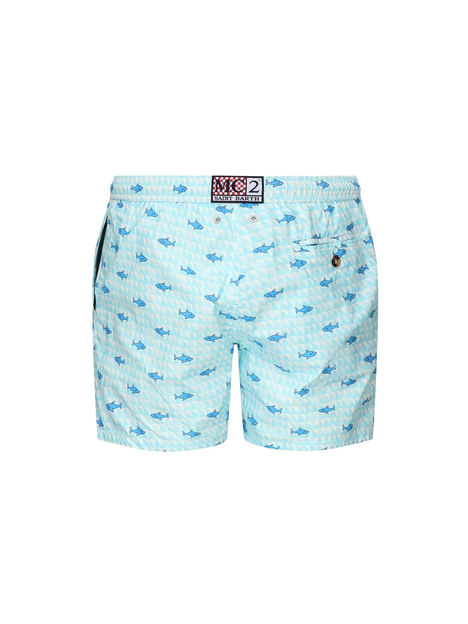 Mc2 Saint Barth Swimsuit With Print In Multi