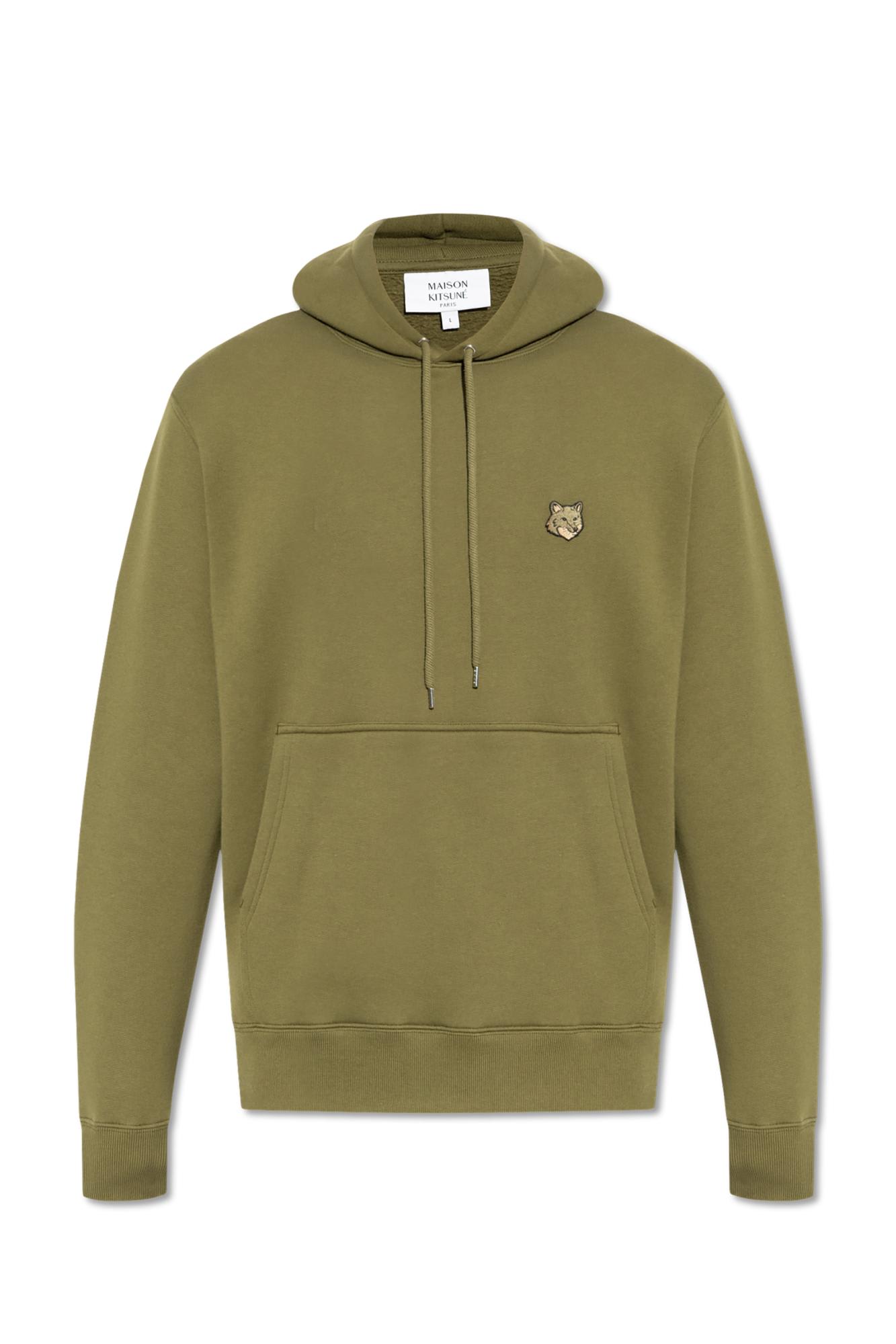 Shop Maison Kitsuné Hoodie In Green