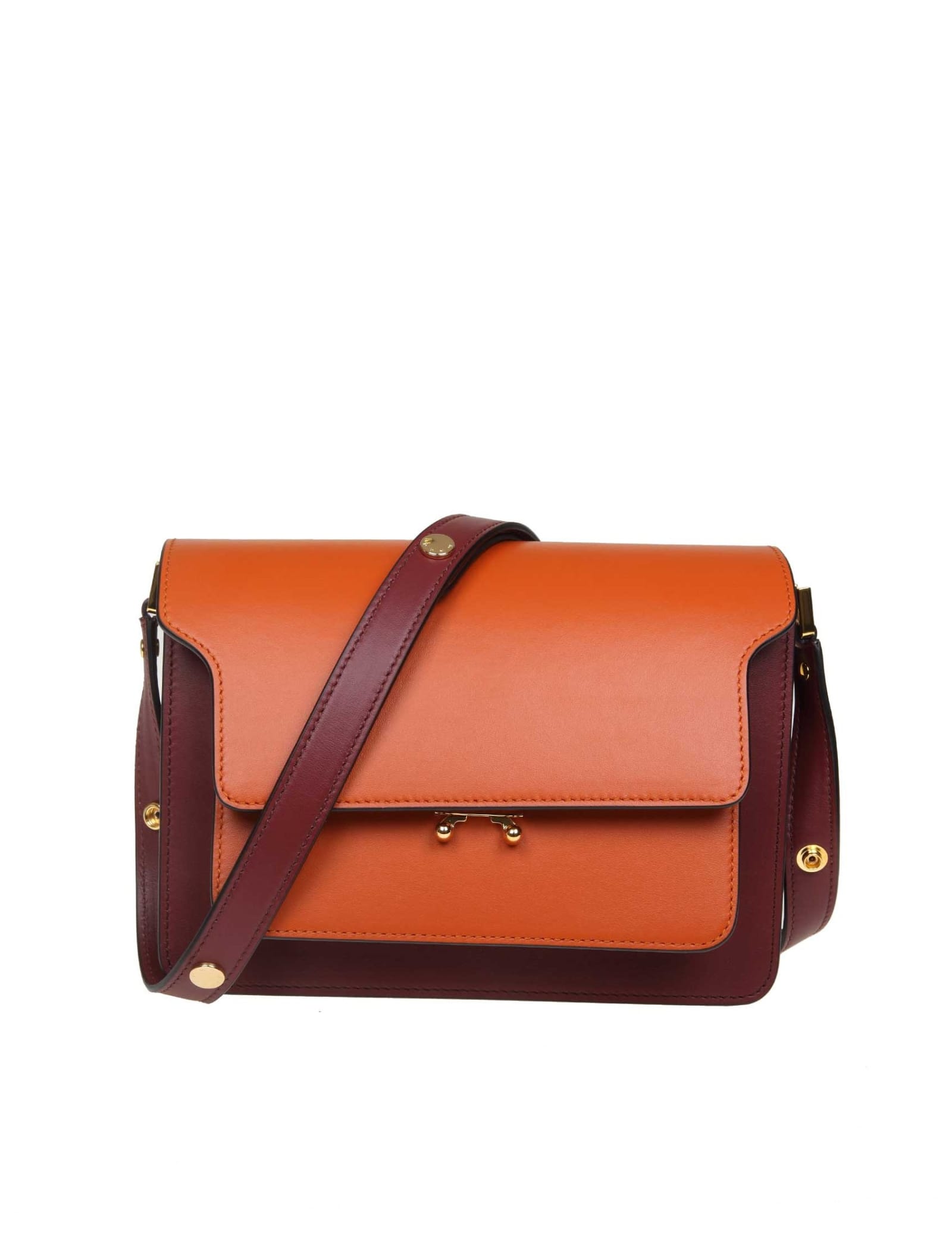 marni trunk orange