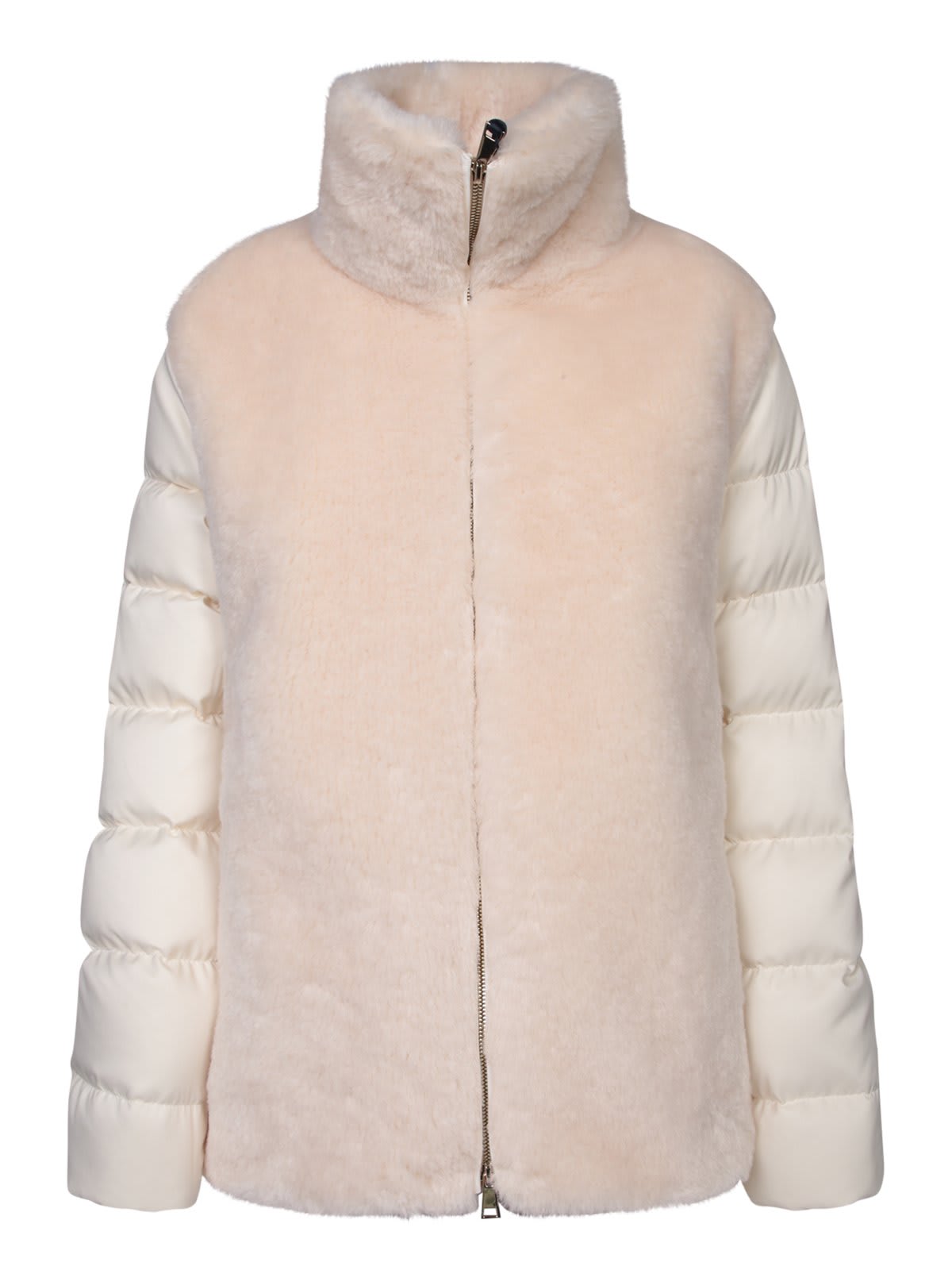 Shop Moncler Oiron Short Down Jacket In Grey