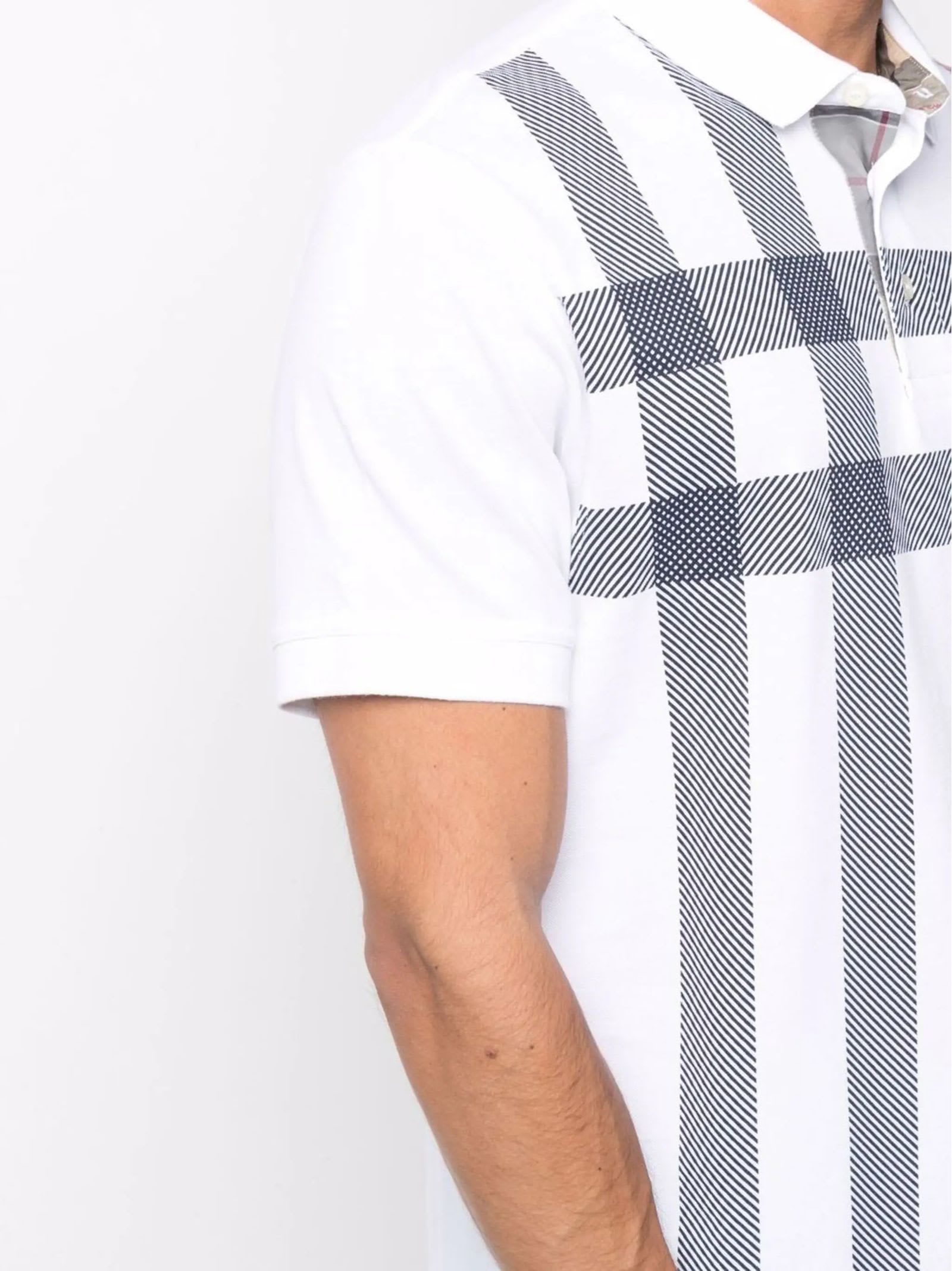 Shop Barbour T-shirts And Polos White