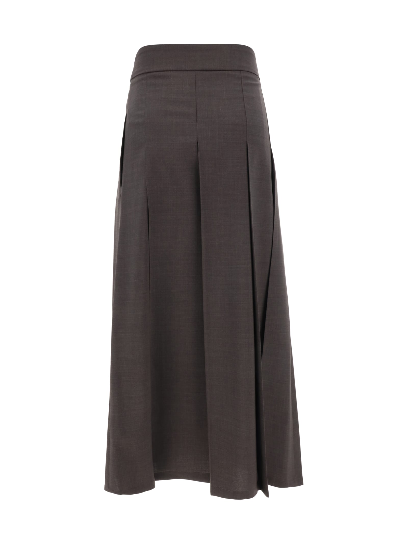 Shop P.a.r.o.s.h Lille24 Skirt In Marrone