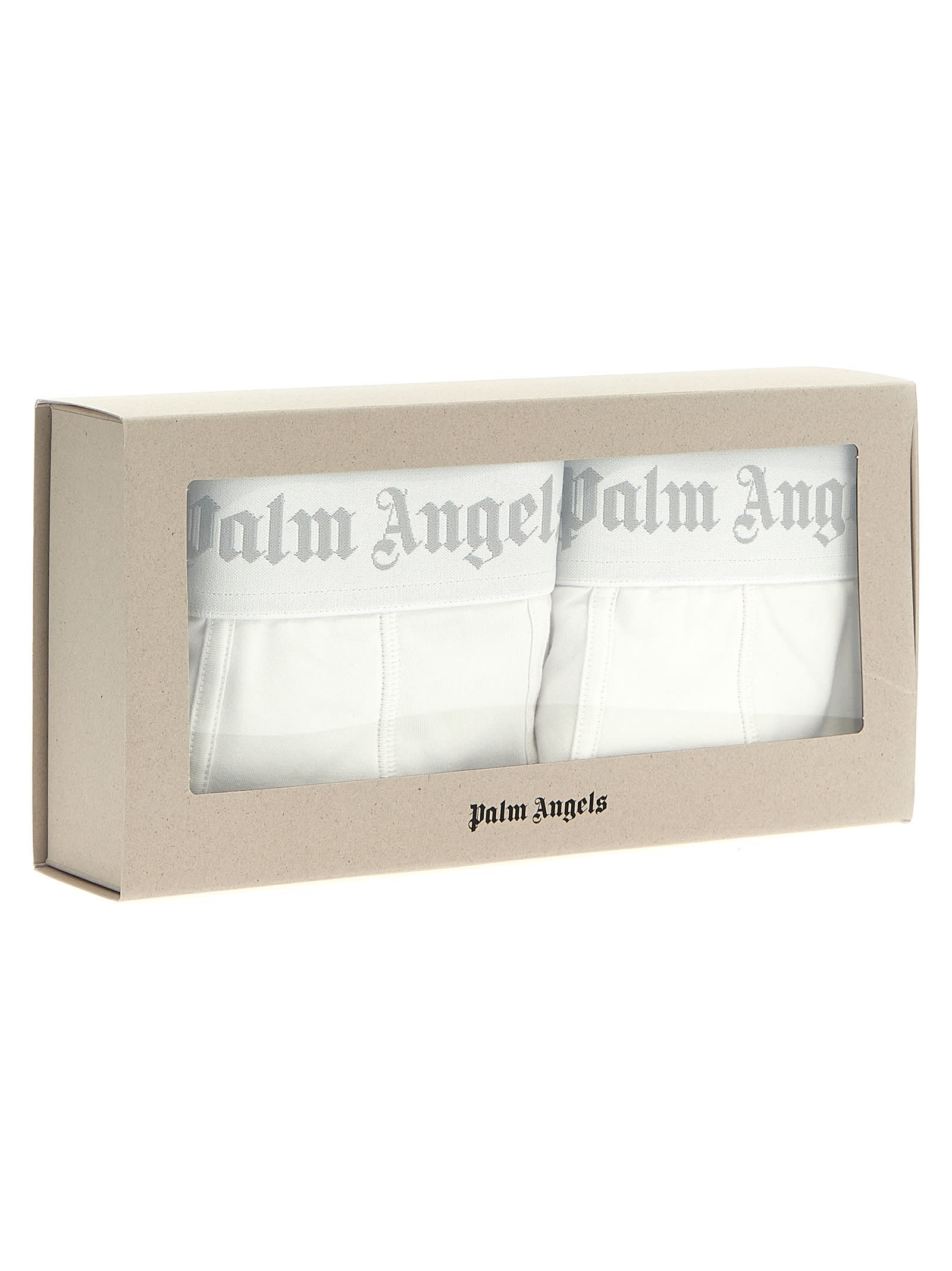 PALM ANGELS 2-PACK LOGO BOXERS