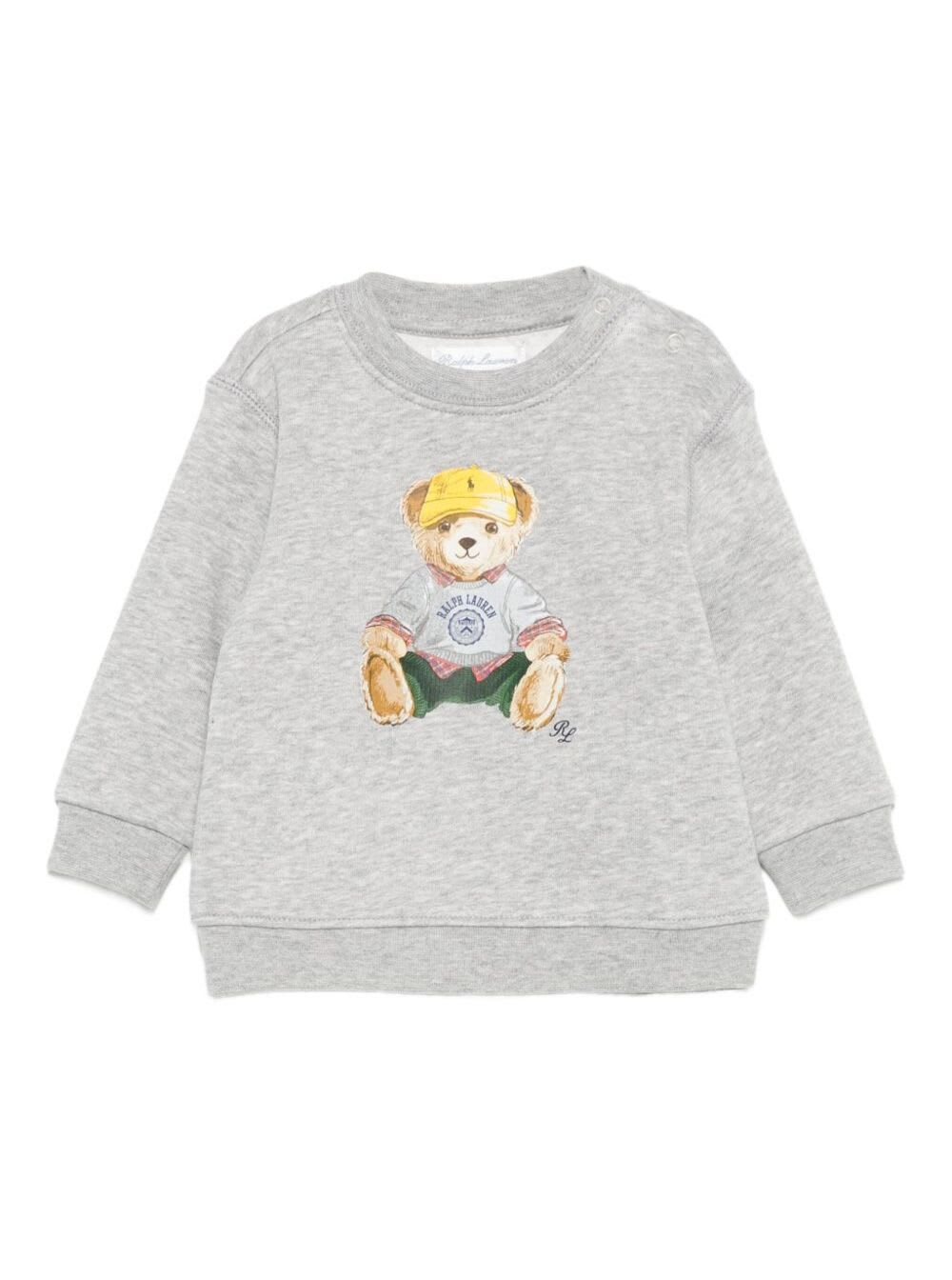 Polo Ralph Lauren Knit-pullover-sweatshirt In Gray
