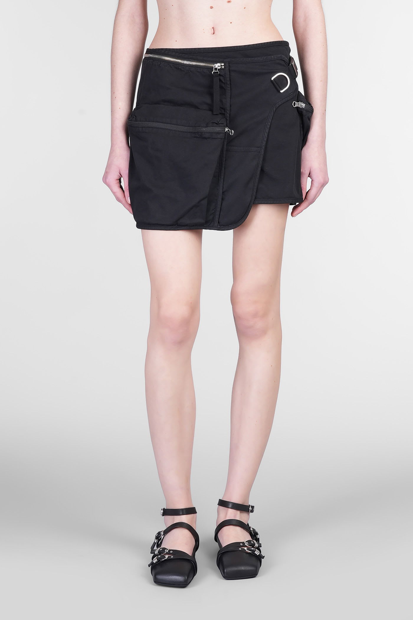 Skirt In Black Rayon