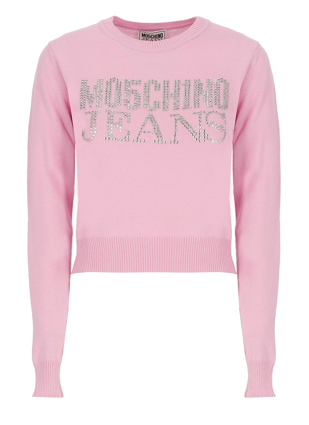 M05ch1n0 Jeans Sweater With Logo In Pink