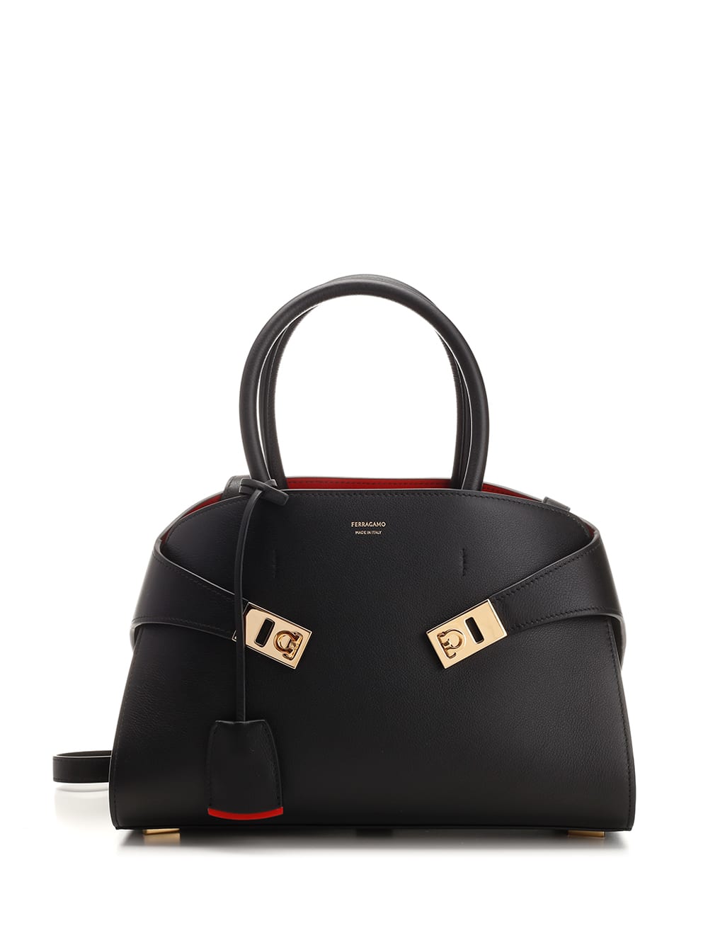 Ferragamo Small Hug Handbag In Multi