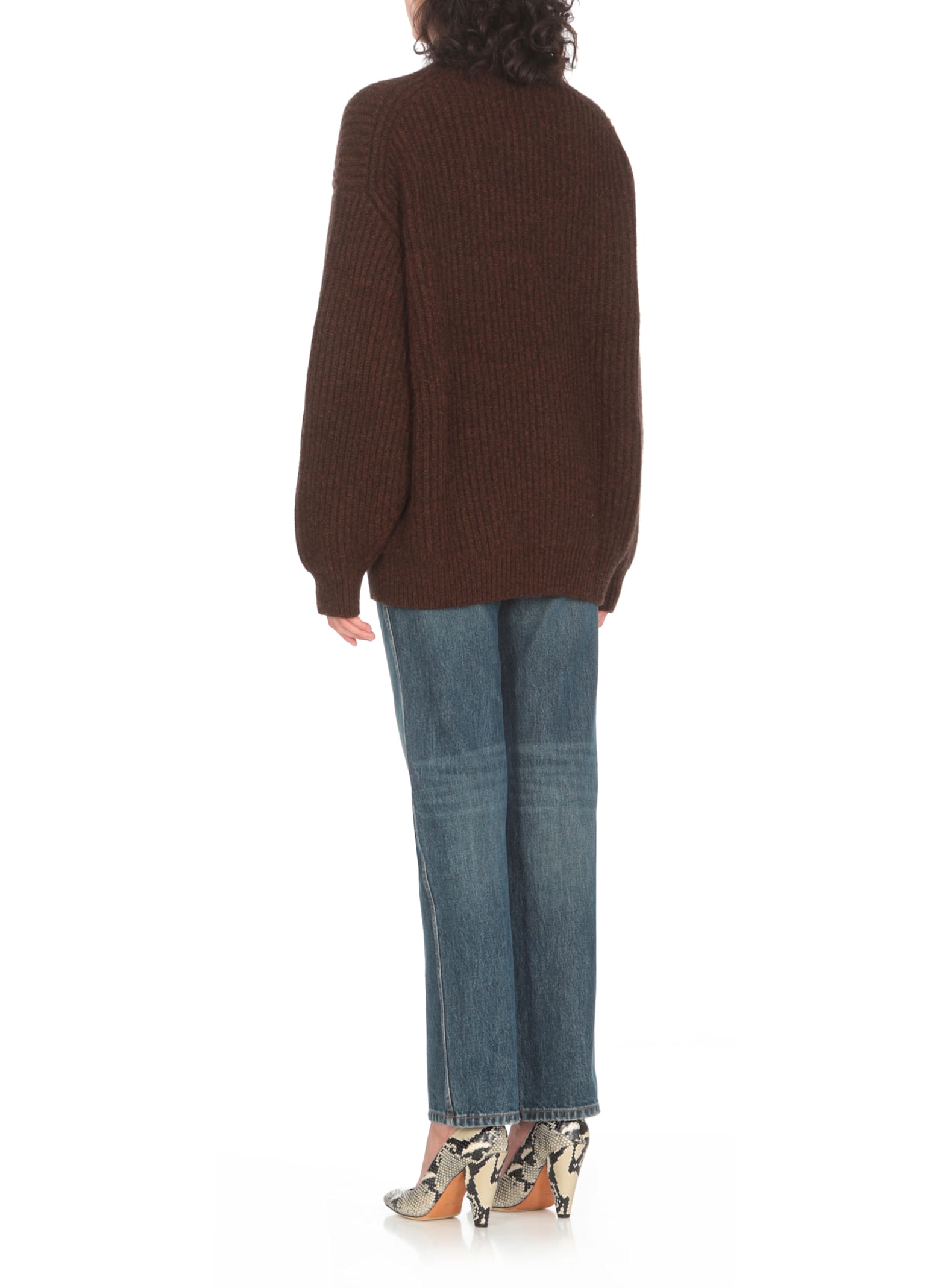 Shop Khaite Wren Cardigan In Brown