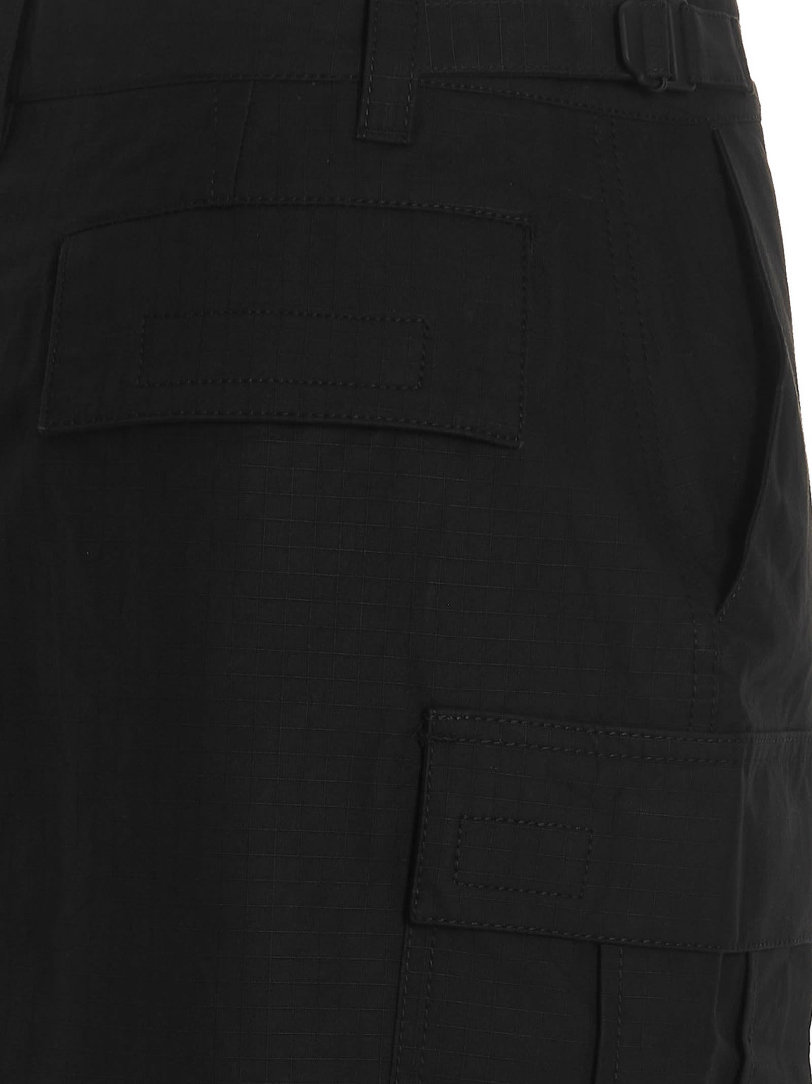 Shop Wardrobe.nyc Cargo Midi Skirt In Black