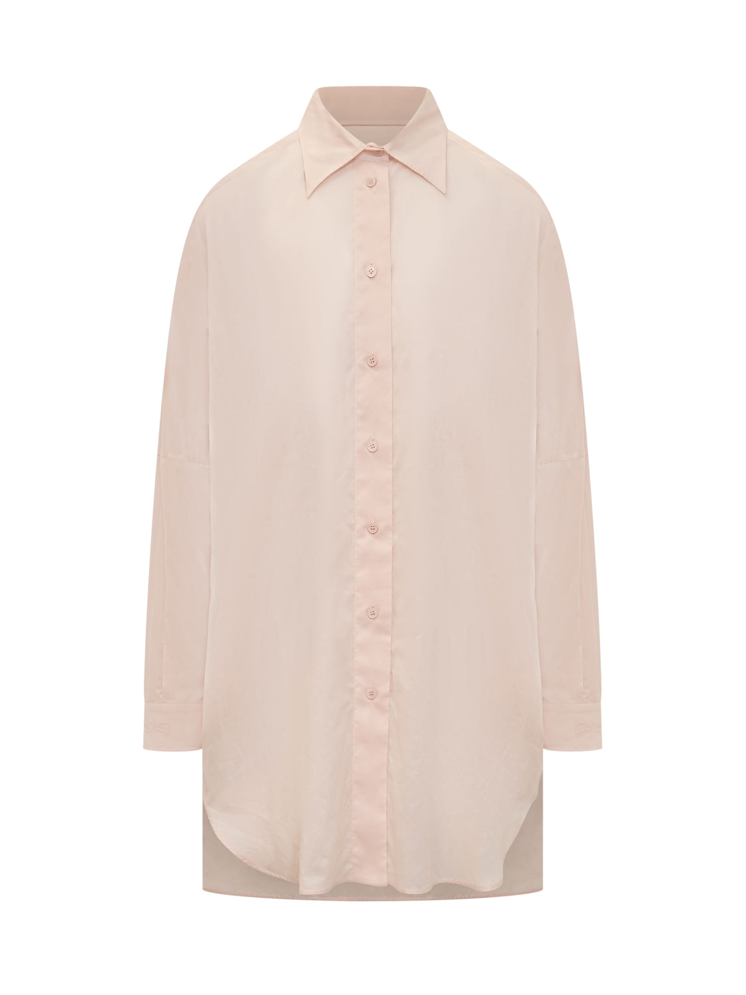 PHILOSOPHY DI LORENZO SERAFINI COTTON MAXI SHIRT