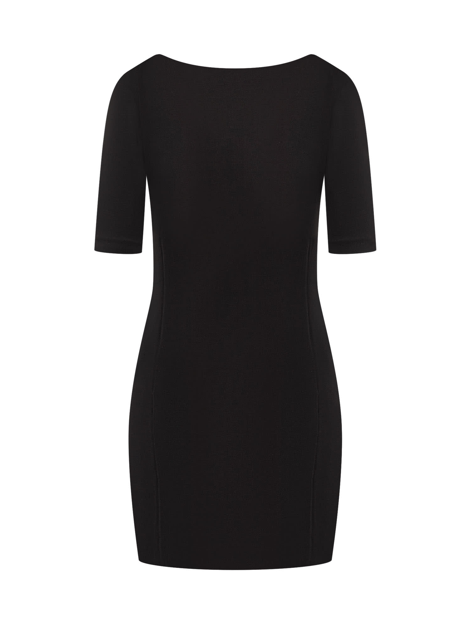 Shop Dsquared2 D2 Dress In Black