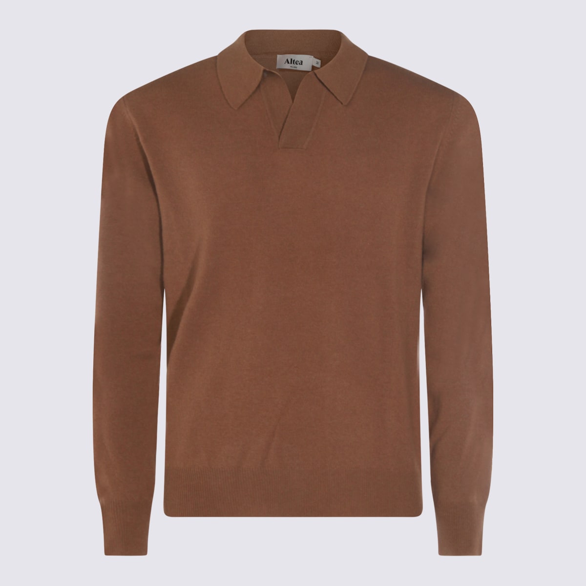 Altea Virgin-wool Sweater In Brown