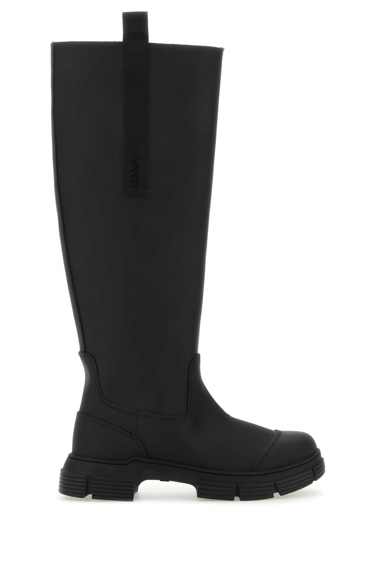 Black Rubber Country Boots