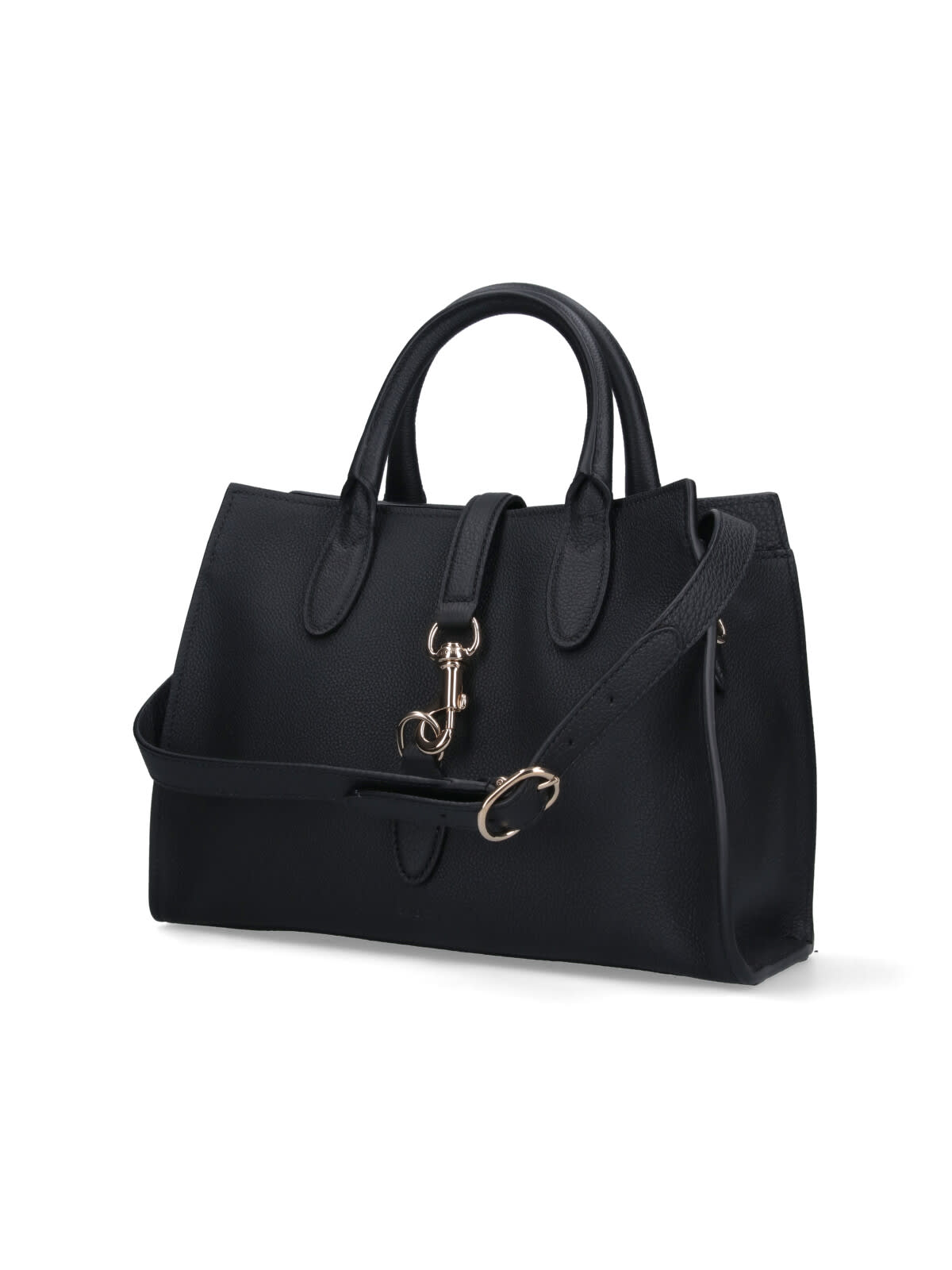 Gucci Structured Tote Bag With Detachable Strap In Black
