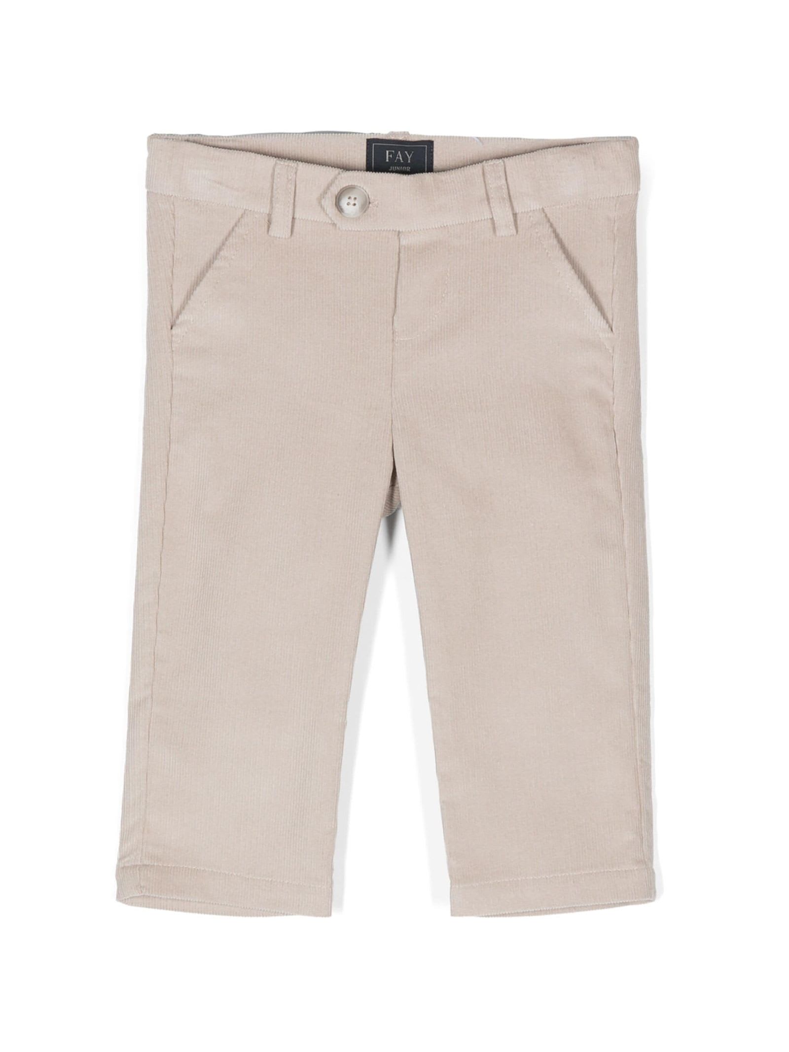 Shop Fay Trousers Beige