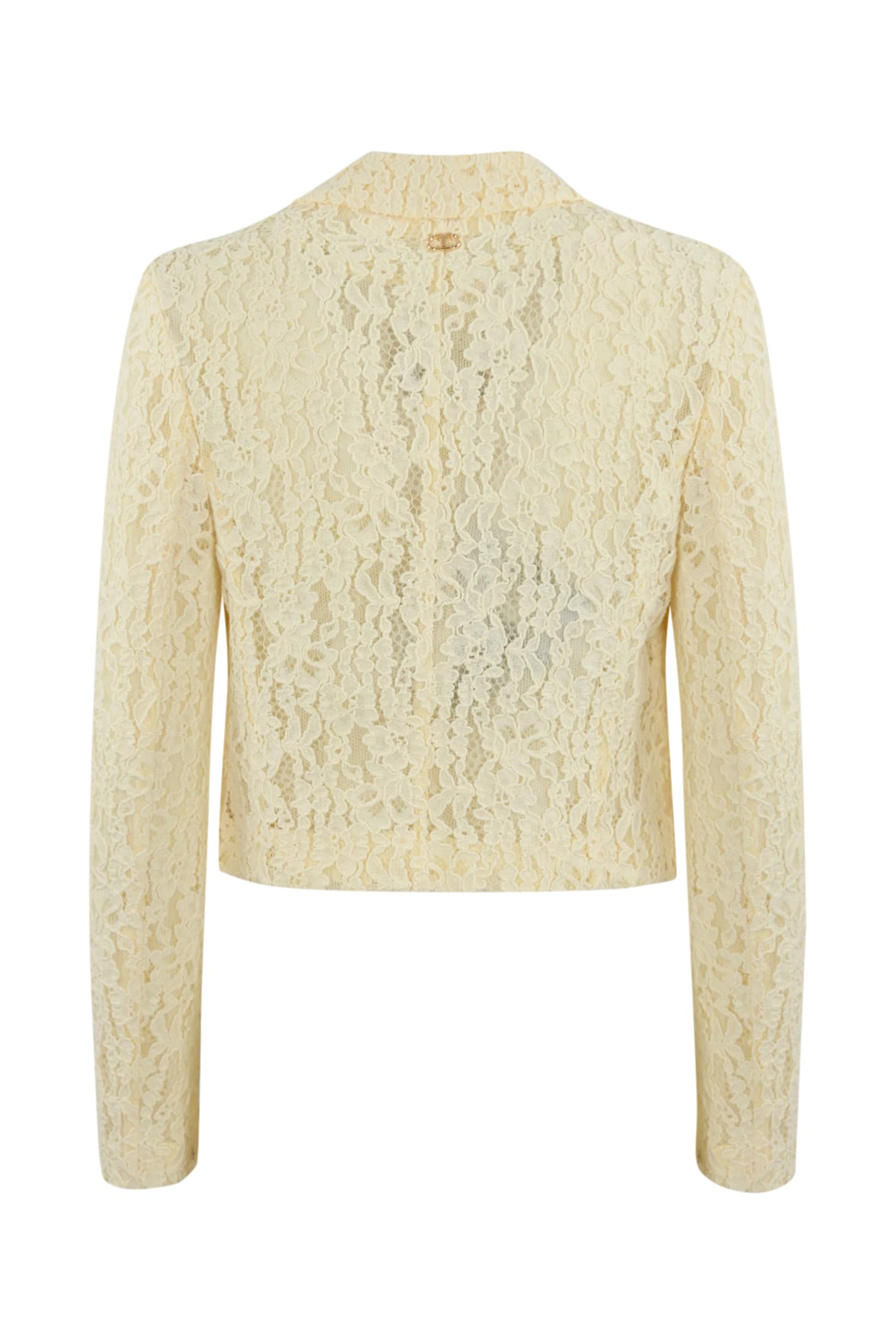 TWINSET BOXY LACE BLAZER JACKET