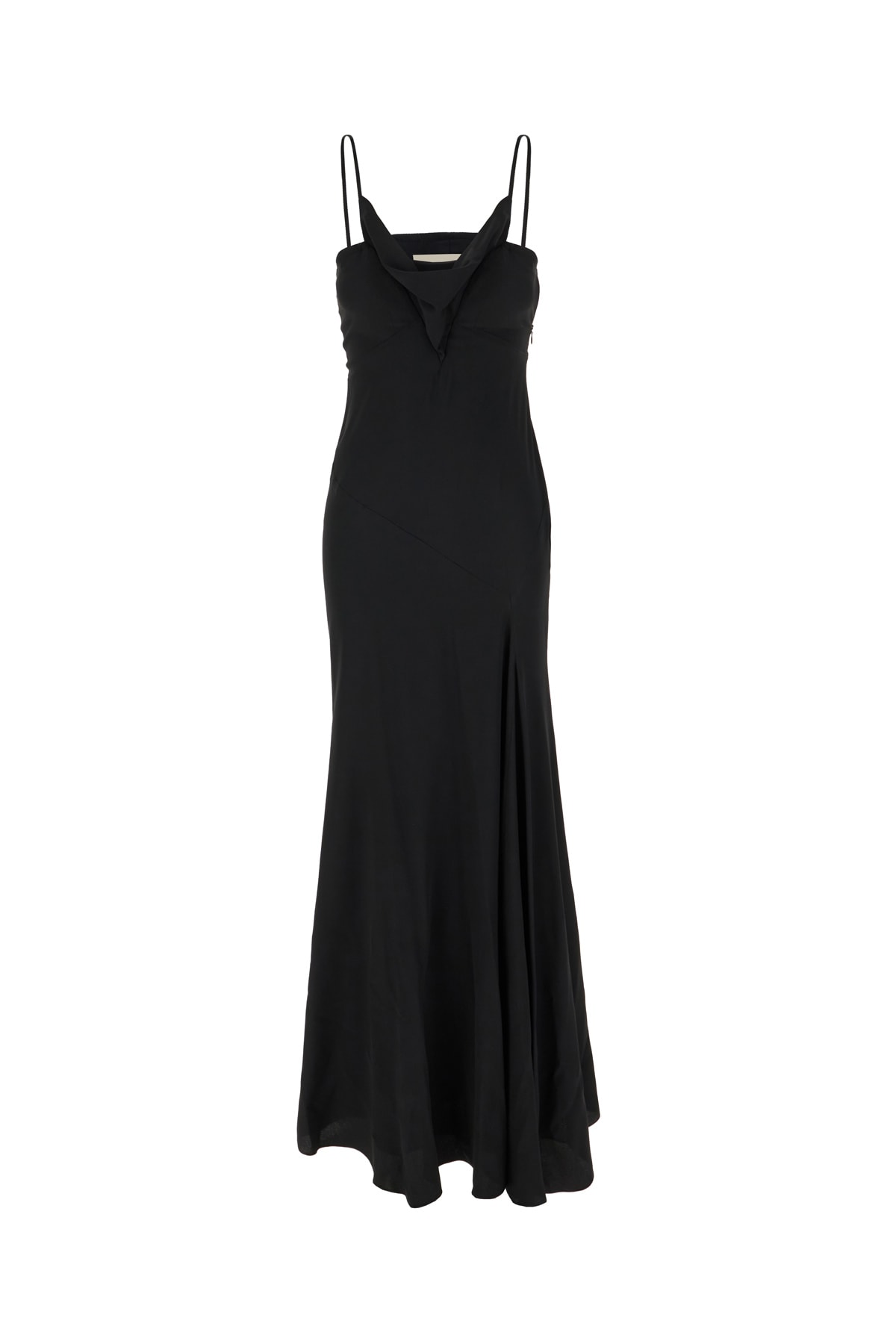 Isabel Marant Black Acetate Blend Kapri Slip Dress