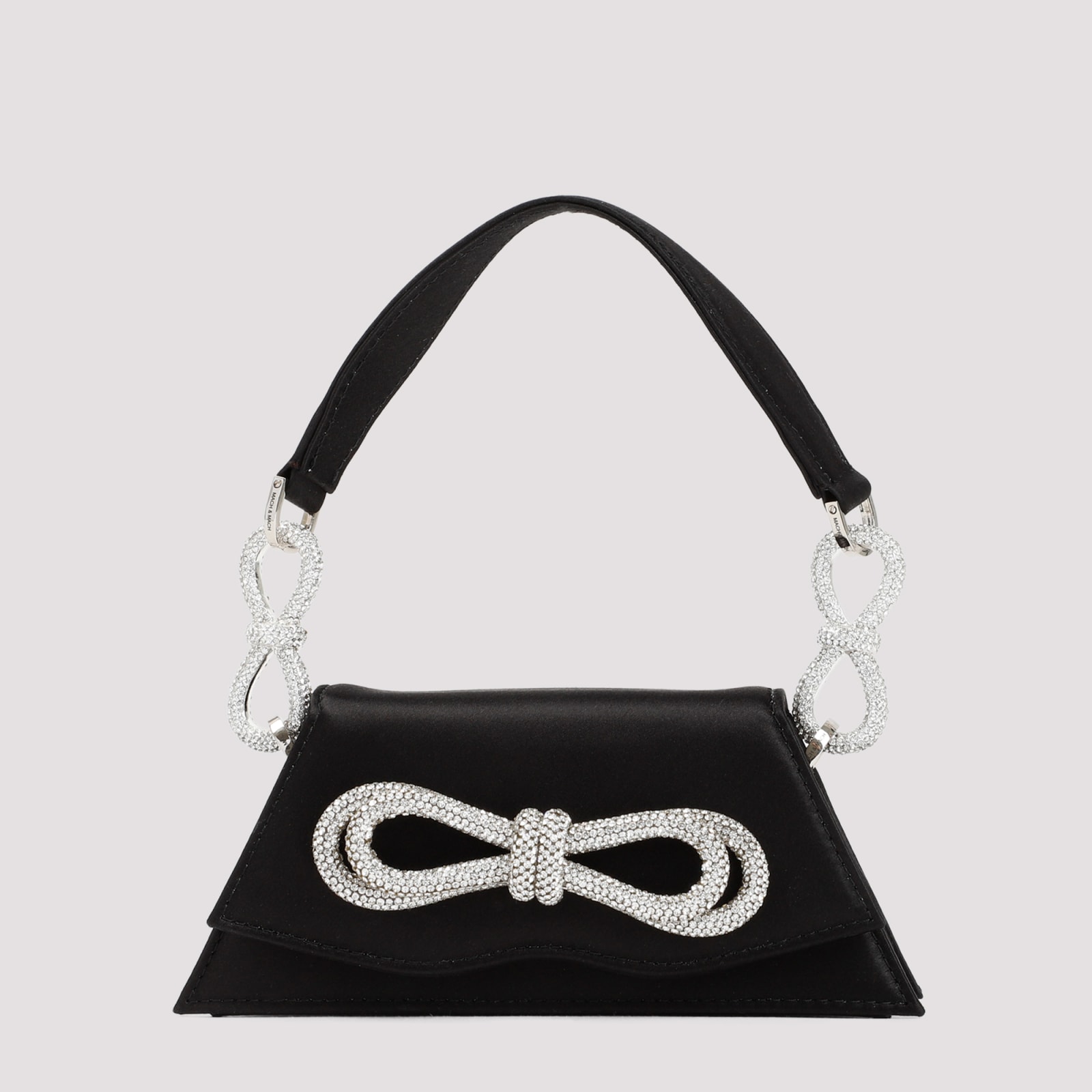 Samantha Double Bow Glitter Handbag