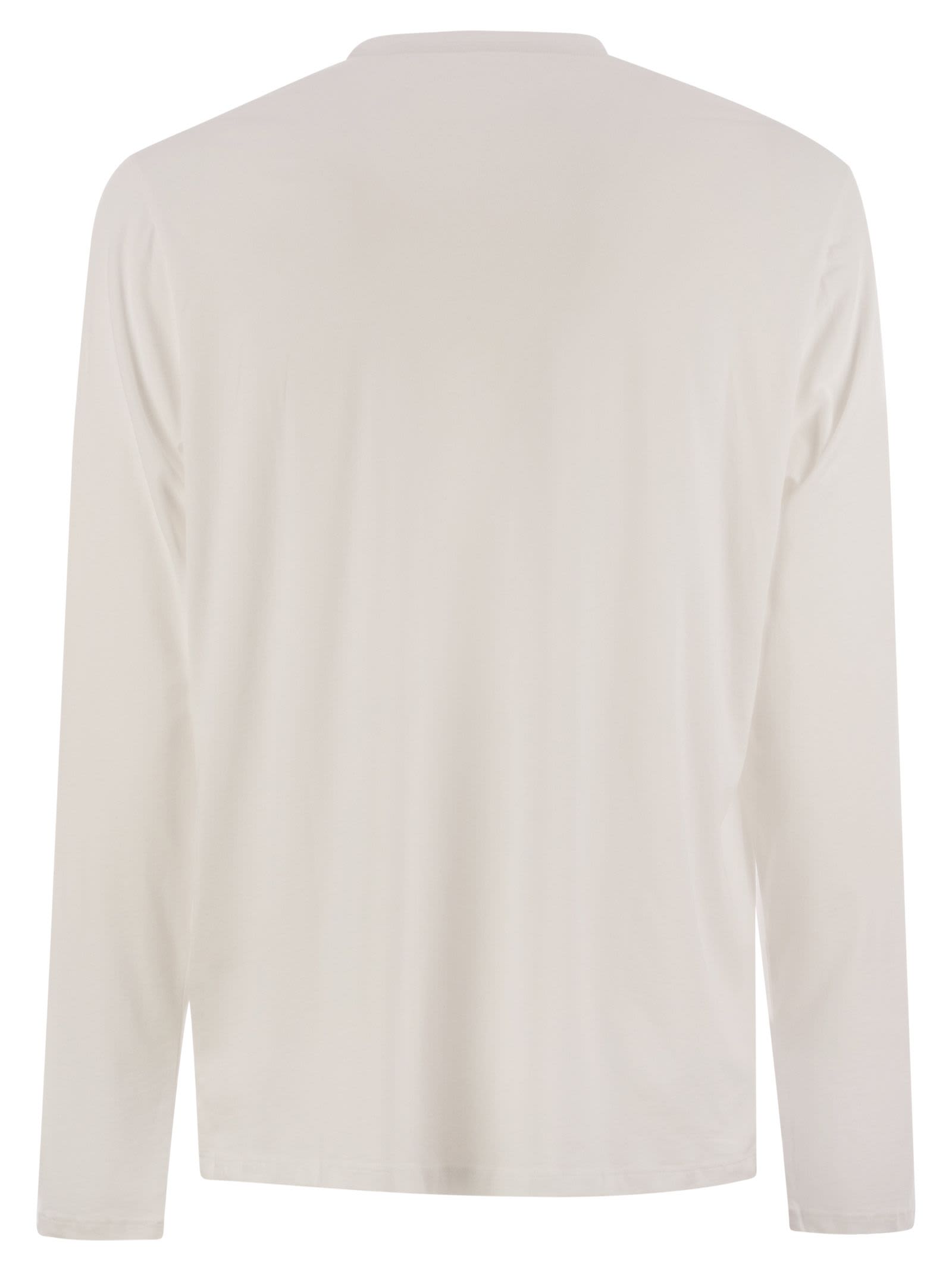 Majestic Long-sleeved Crew-neck T-shirt