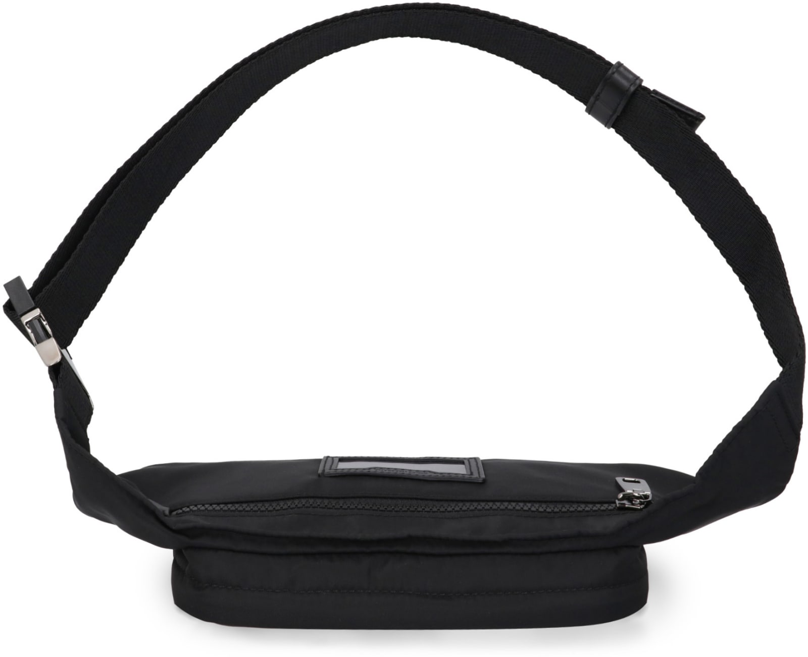 Shop Dolce & Gabbana Nylon Belt Bag In Black