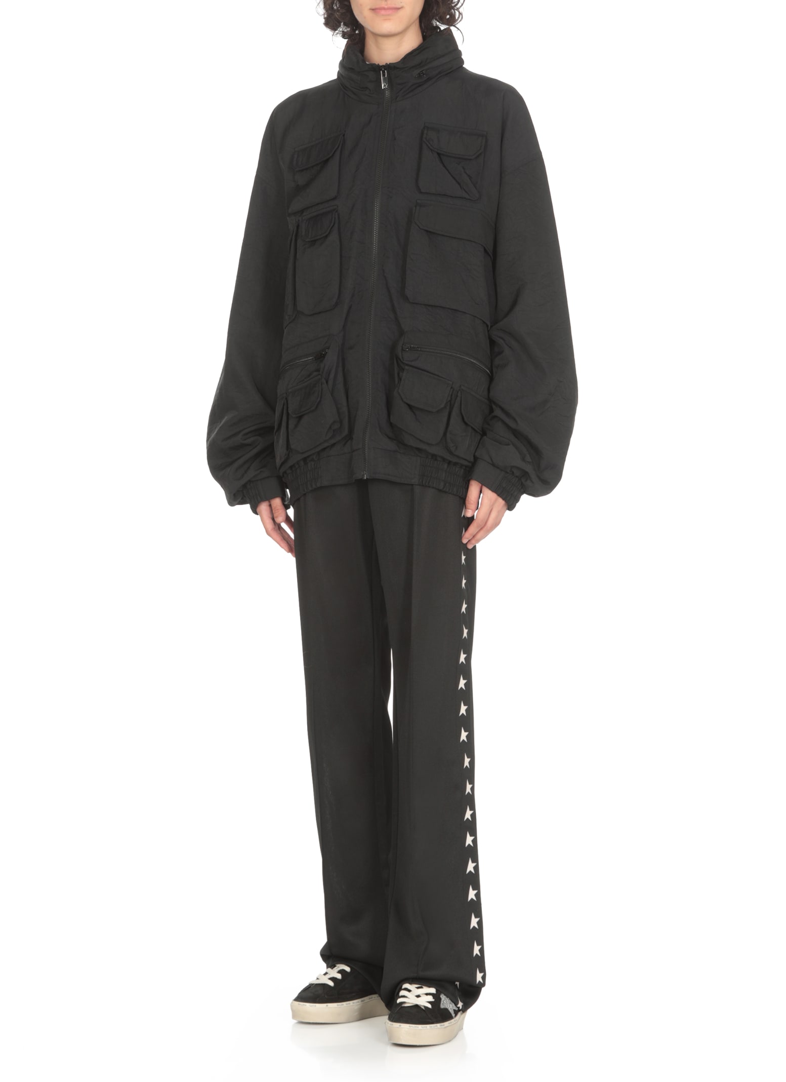 【送料&関税込】Golden Goose Multipockets Windbreaker Jacket Golden Goose Multipockets Windbreaker Jacket In Black | ModeSens