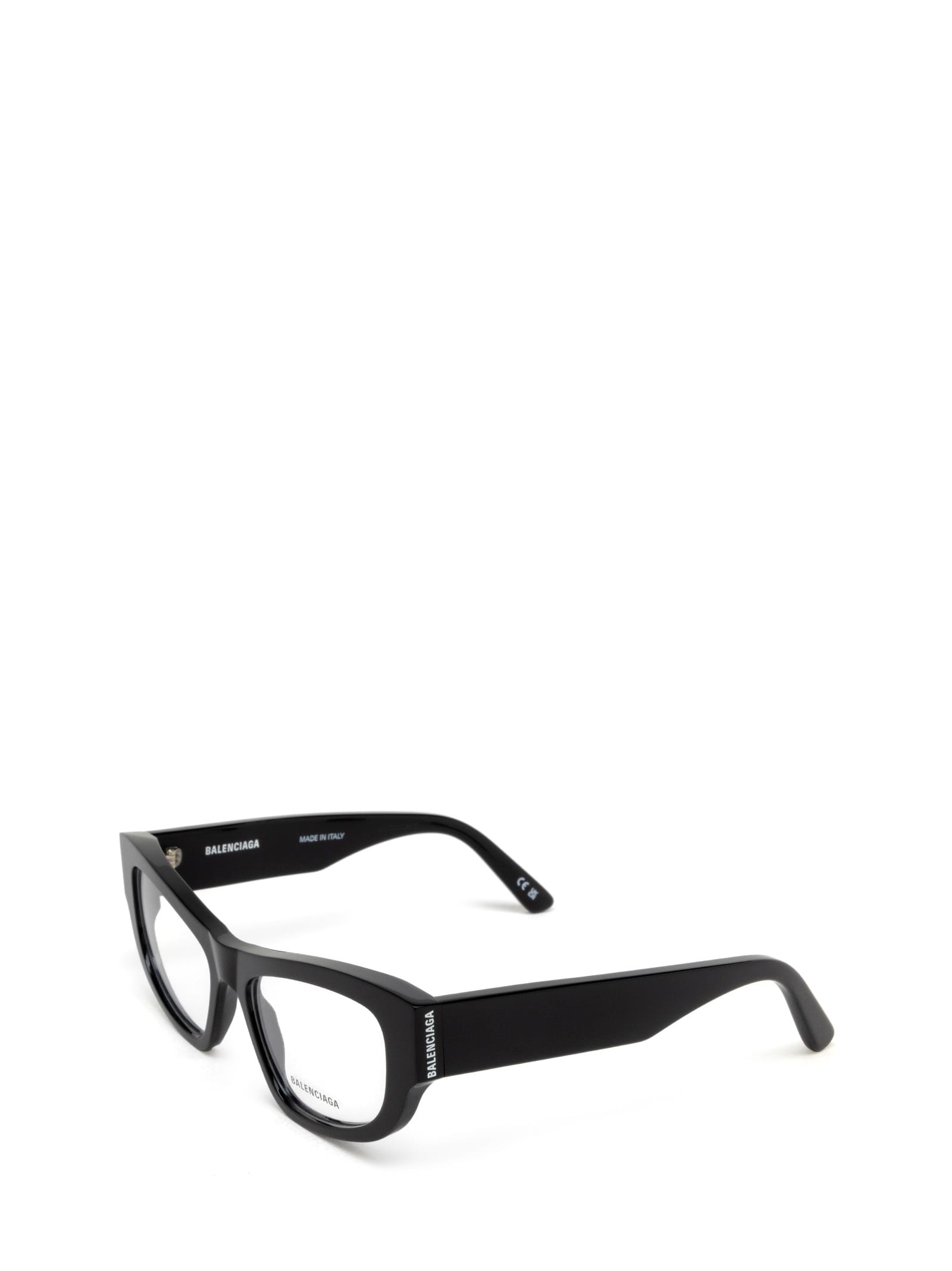 Shop Balenciaga Bb0303o Black Glasses