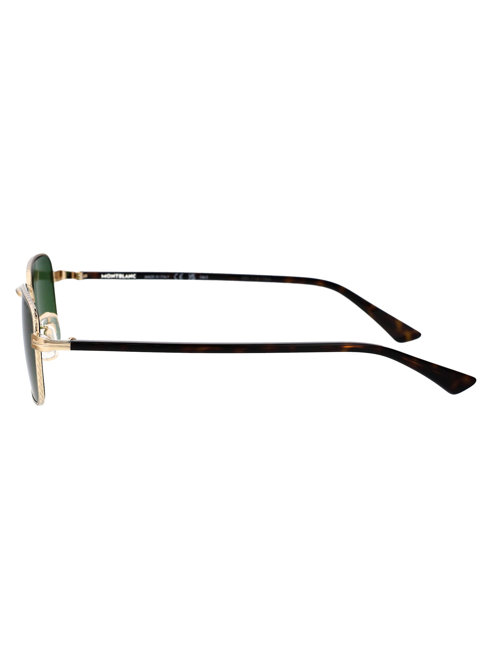 Shop Montblanc Mb0339s Sunglasses In Green